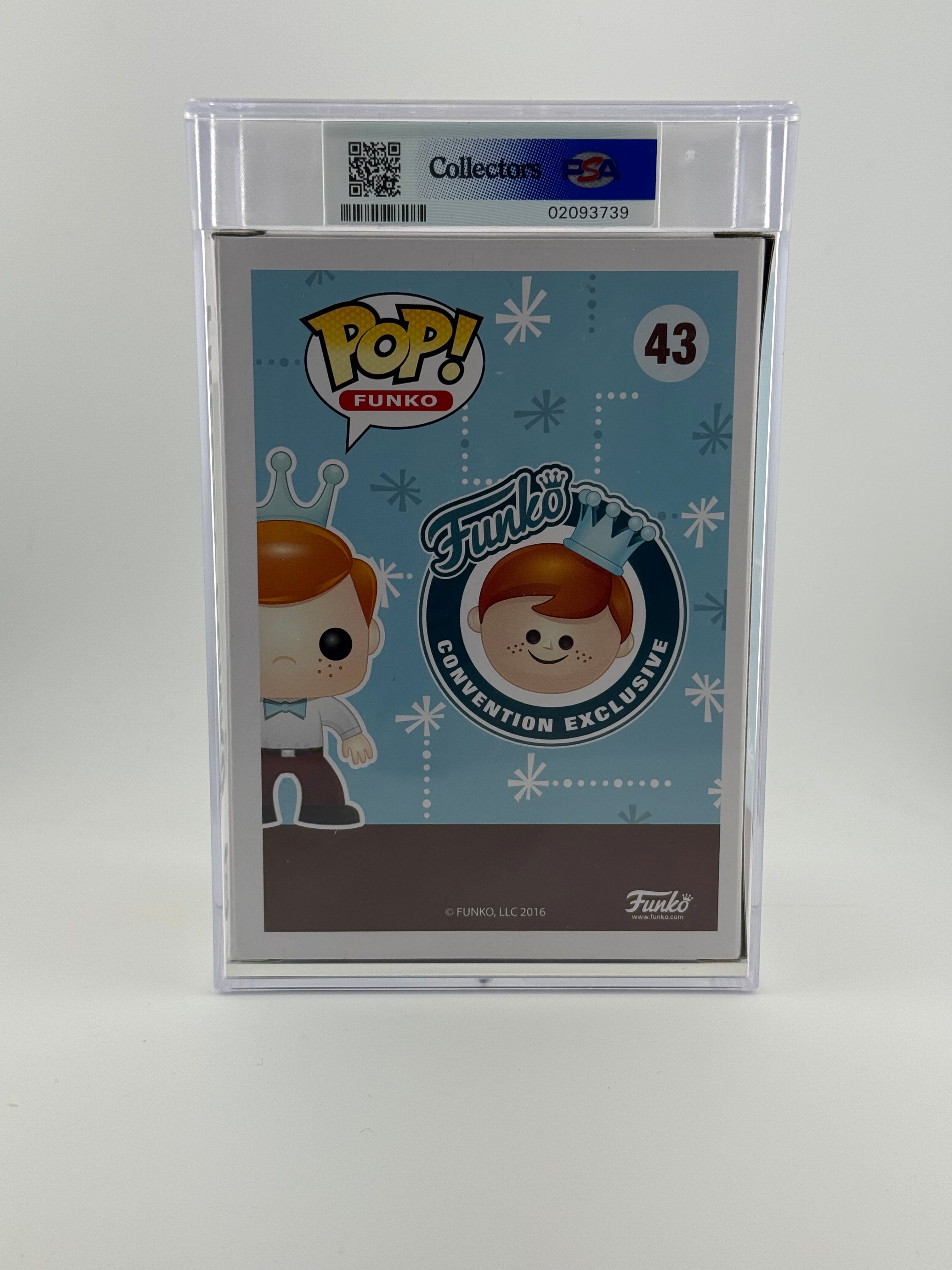 Funko Pop! Freddy Funko as Mad Hatter 2016 SDCC LE400 PSA GRADE 8.5