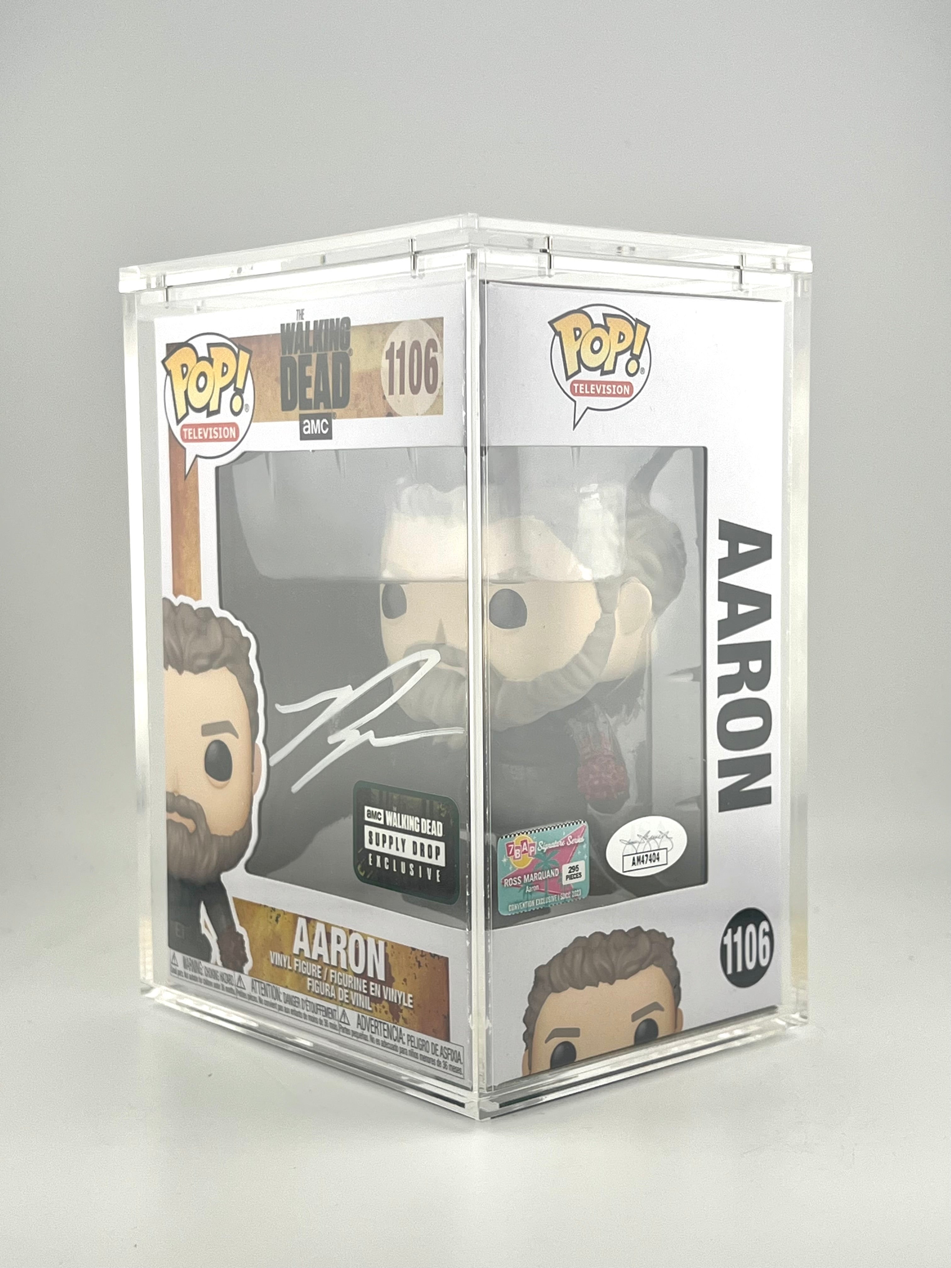 Funko Pop! AARON 1106 TWD SUPPLY DROP EXCLUSIVE SIGNED