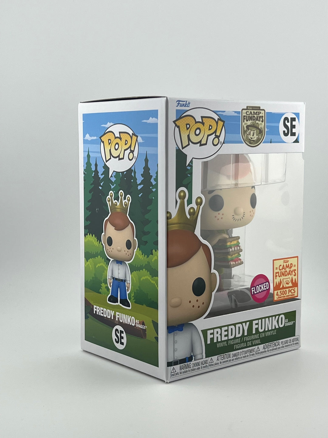 Funko pop! Freddy funko as shaggy flocked - (4,500 pcs)