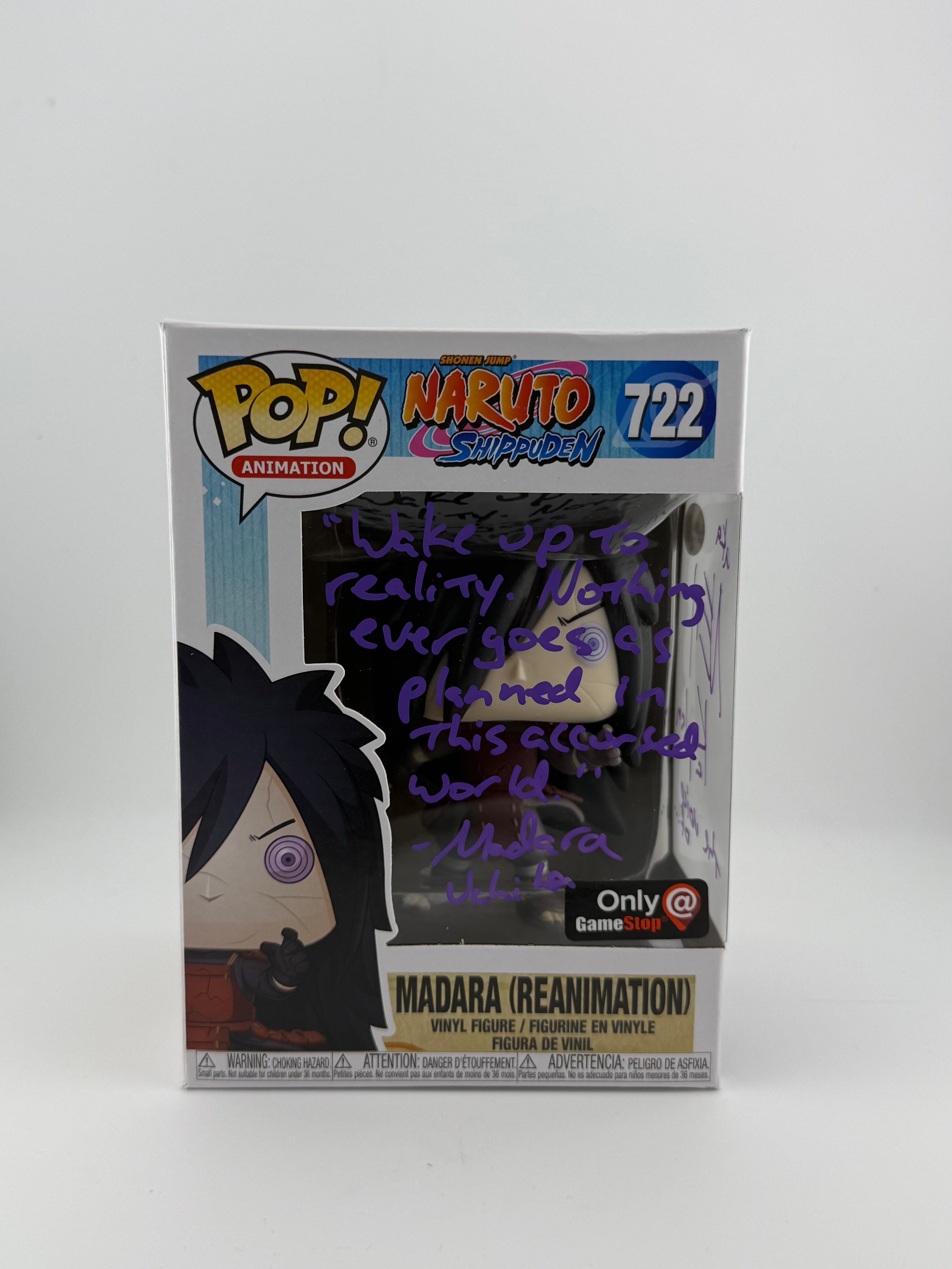 Funko POP! SIGNED MADARA (REANIMATION) 722 (NEIL KAPLAN) + JSA
