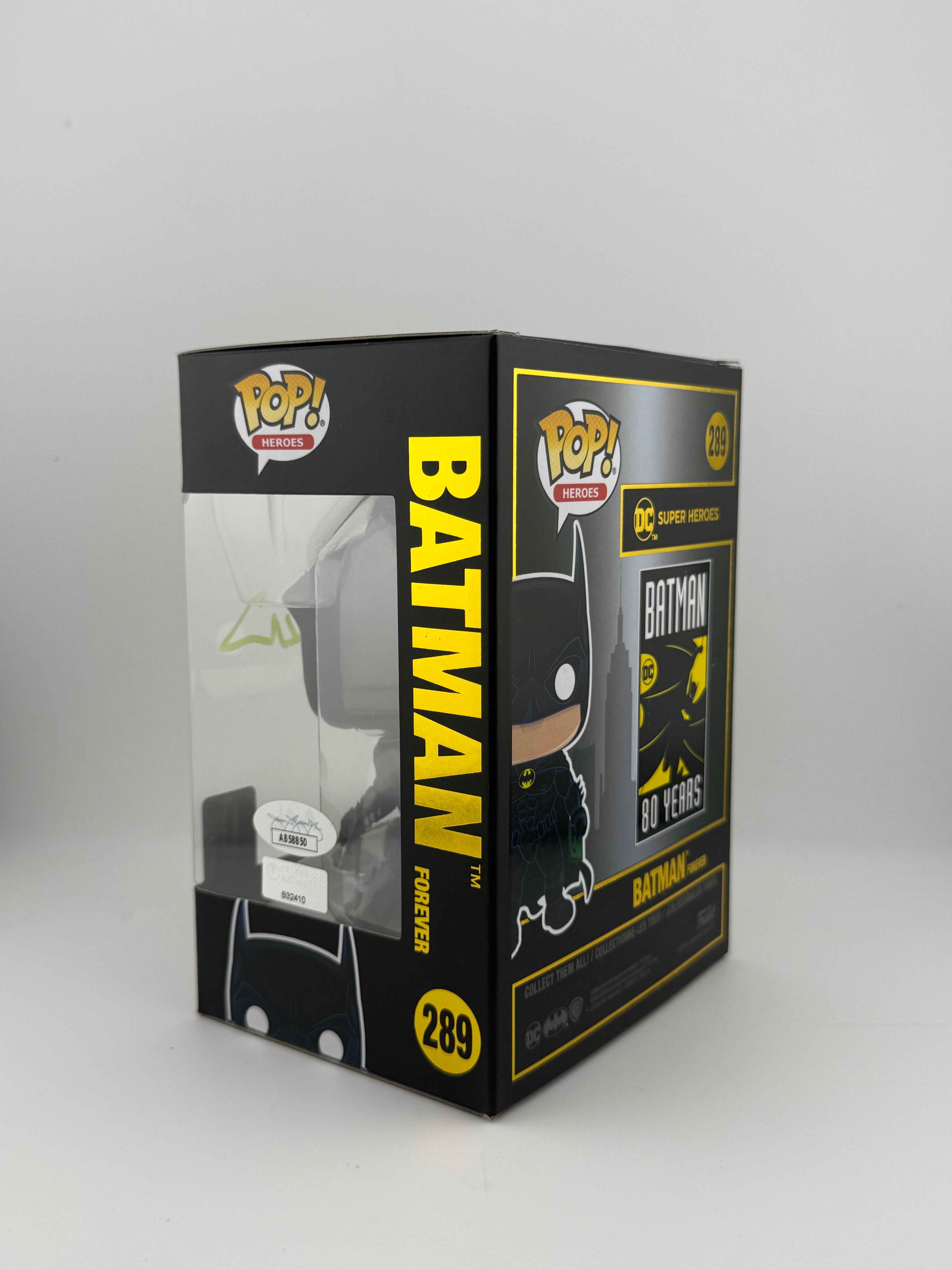 Funko POP! SIGNED BATMAN 289 80 YEARS EDITION (VAL KILMER) + JSA