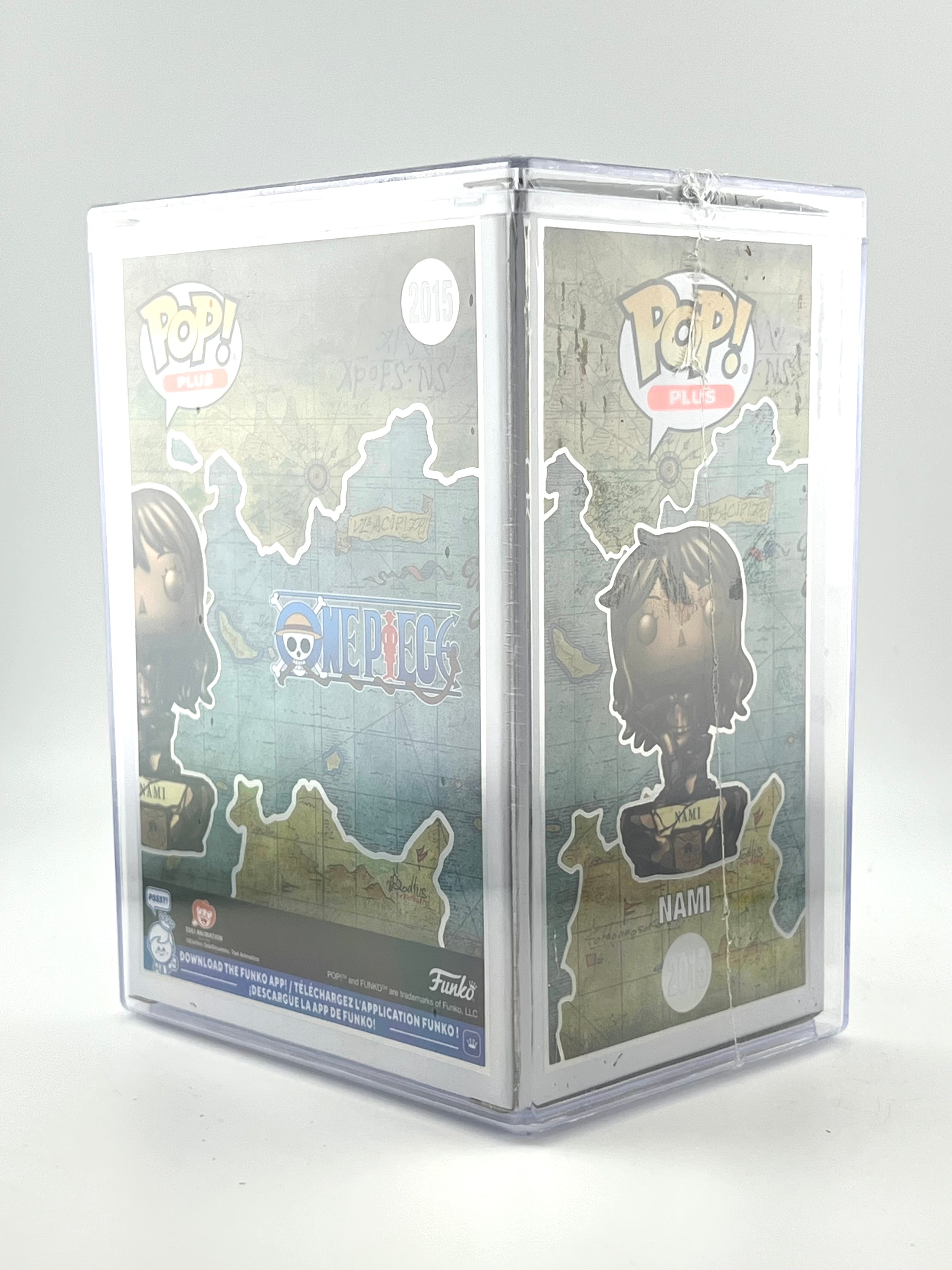 Pop! Plus Nami Statue (Bronze) with Pop! Protector - One Piece