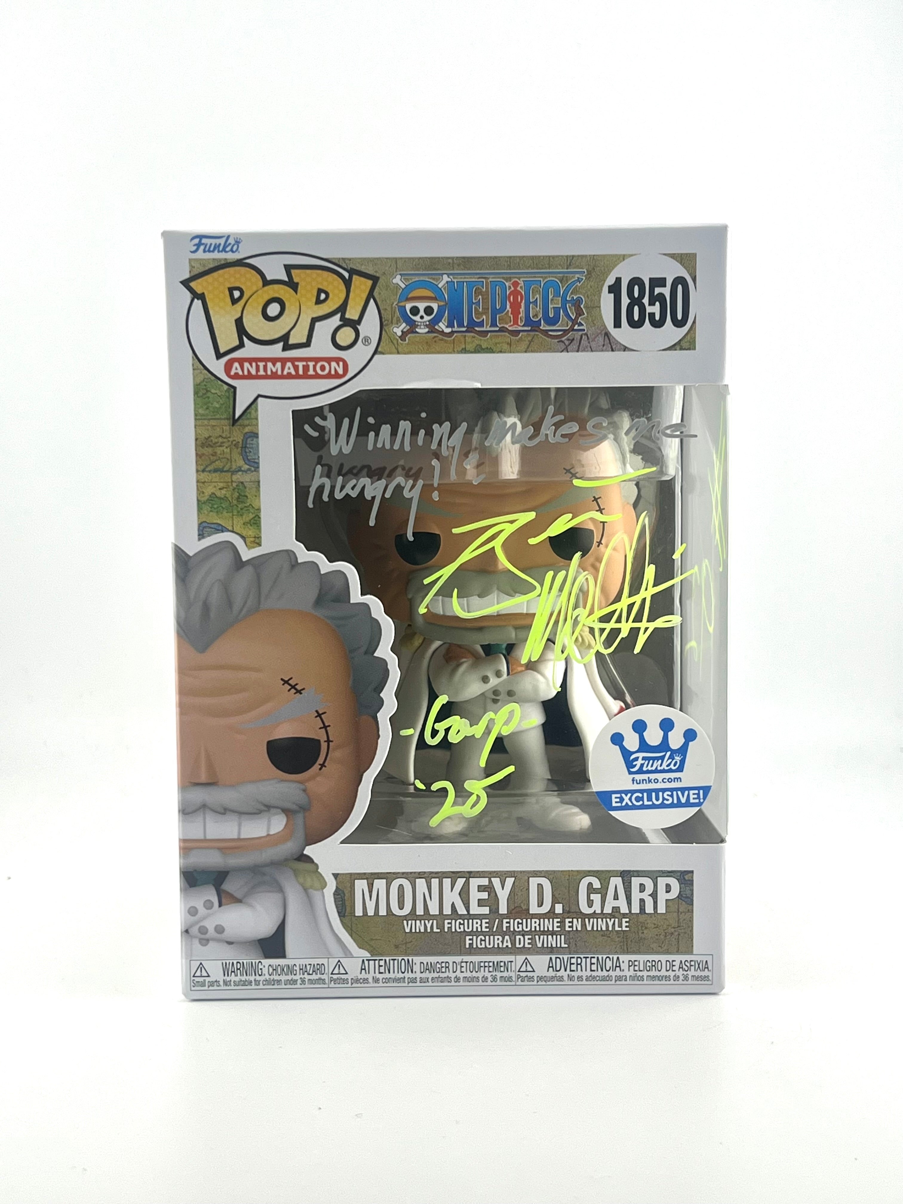 Funko Pop! MONKEY D. GARP 1850 FUNKO.COM EXCLUSIVE AUTO