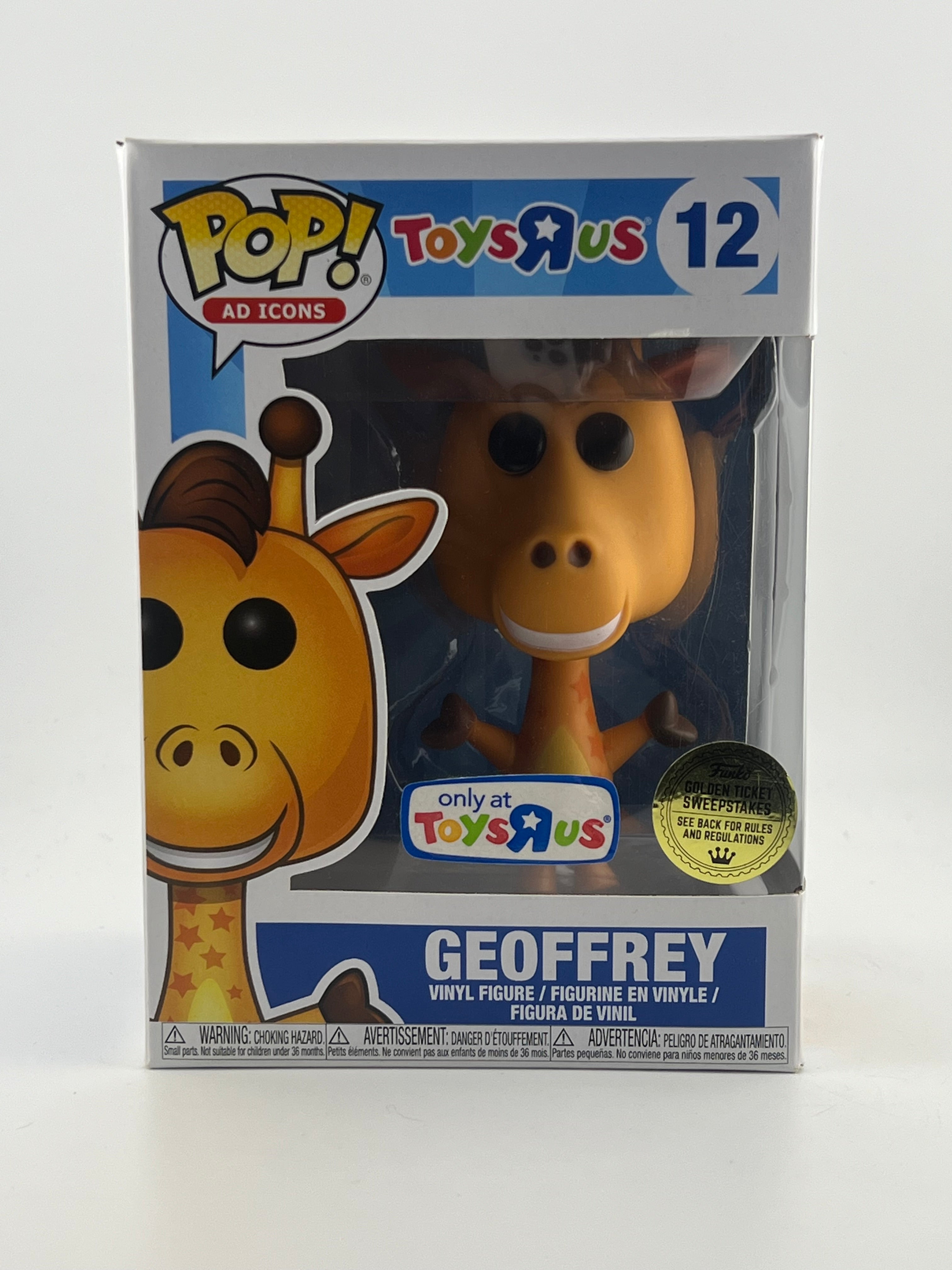 Funko Pop - GEOFFREY 12 TOYSRUS GOLDEN TICKET