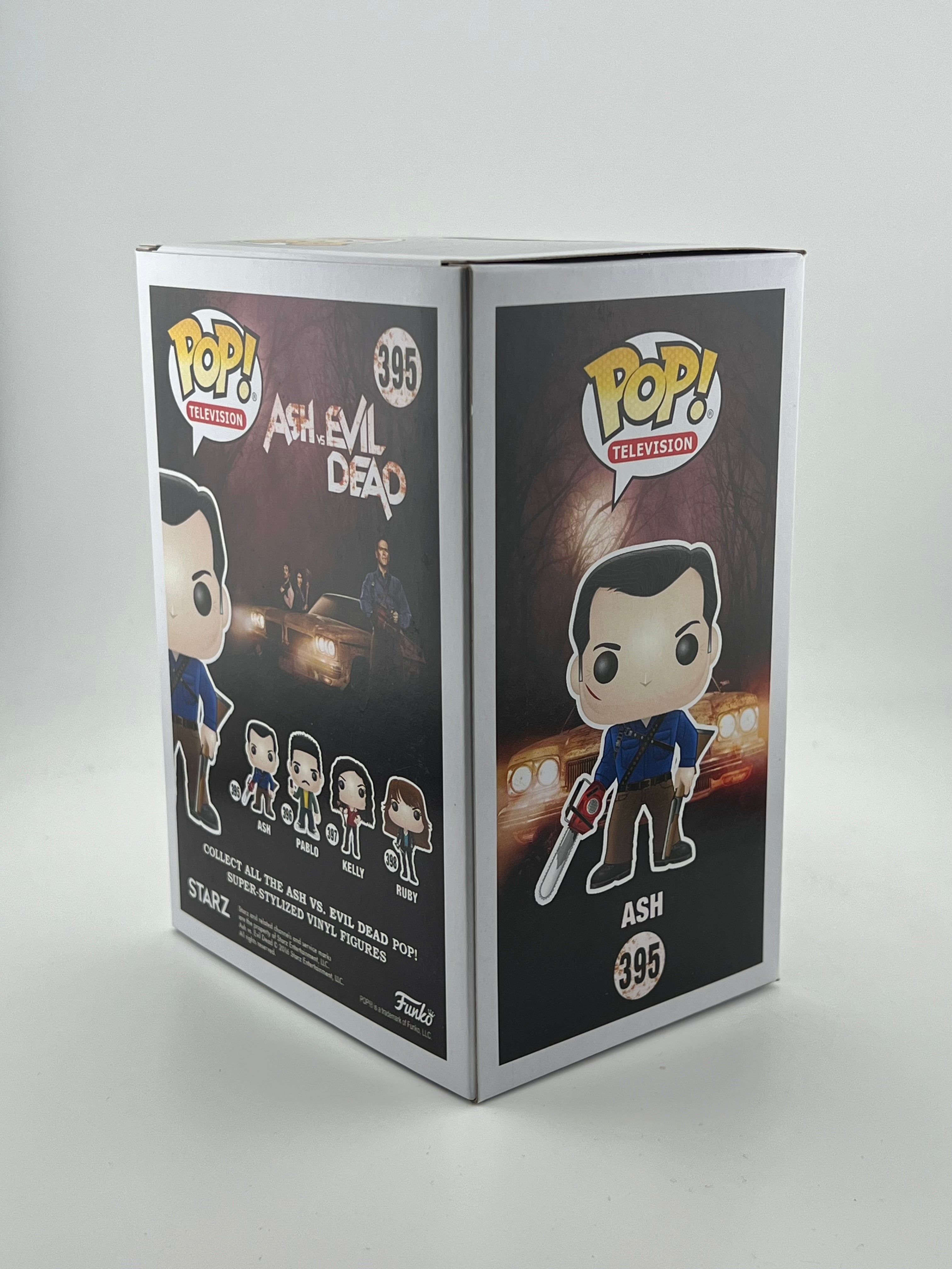 Signed Bruce Campbell -Ash 395 Funko Pop - Evil Dead + JSA Authentication