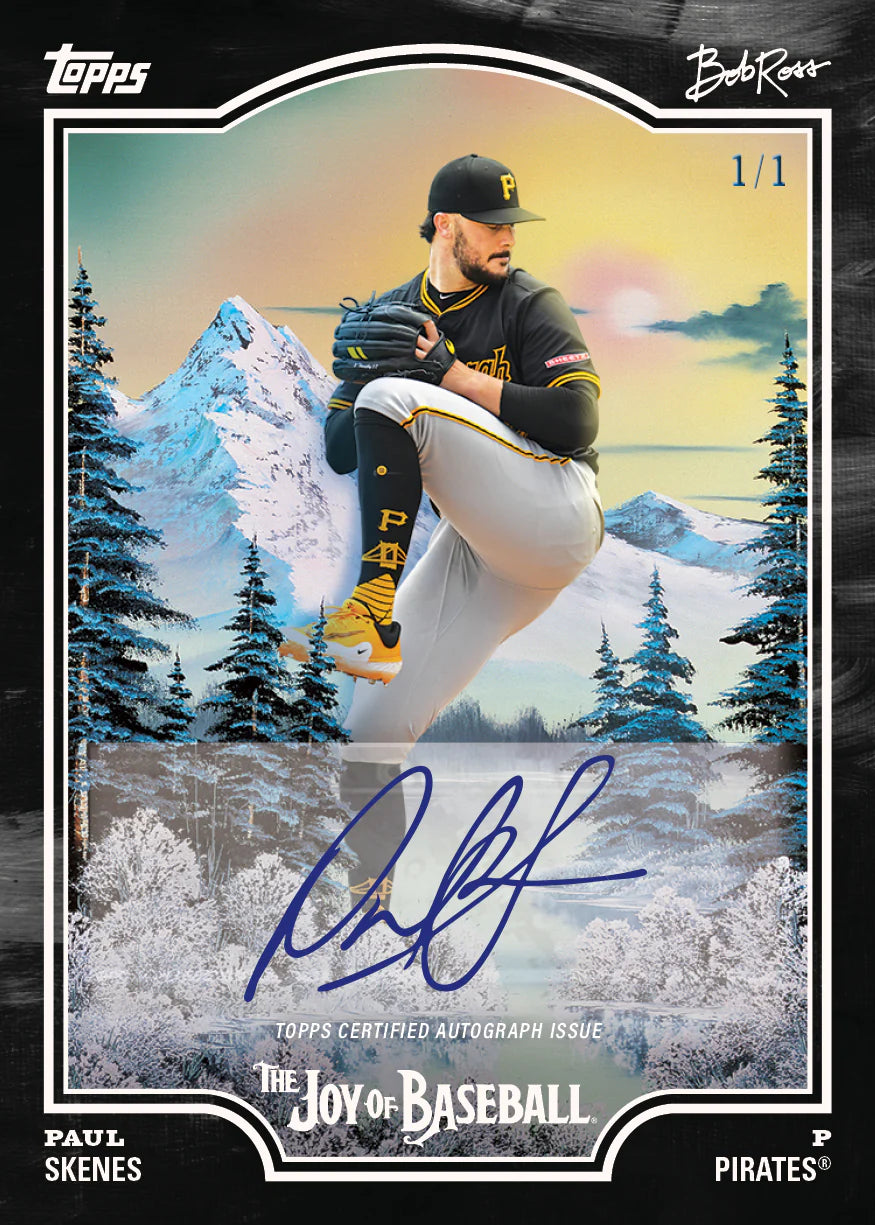 2025 Topps x Bob Ross: The Joy of Baseball - Collectors Box