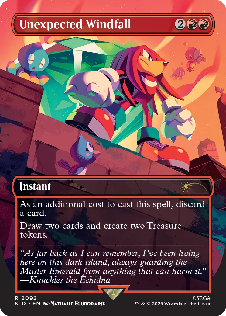 Secret Lair x Sonic: Chasing Adventure (Non Foil)