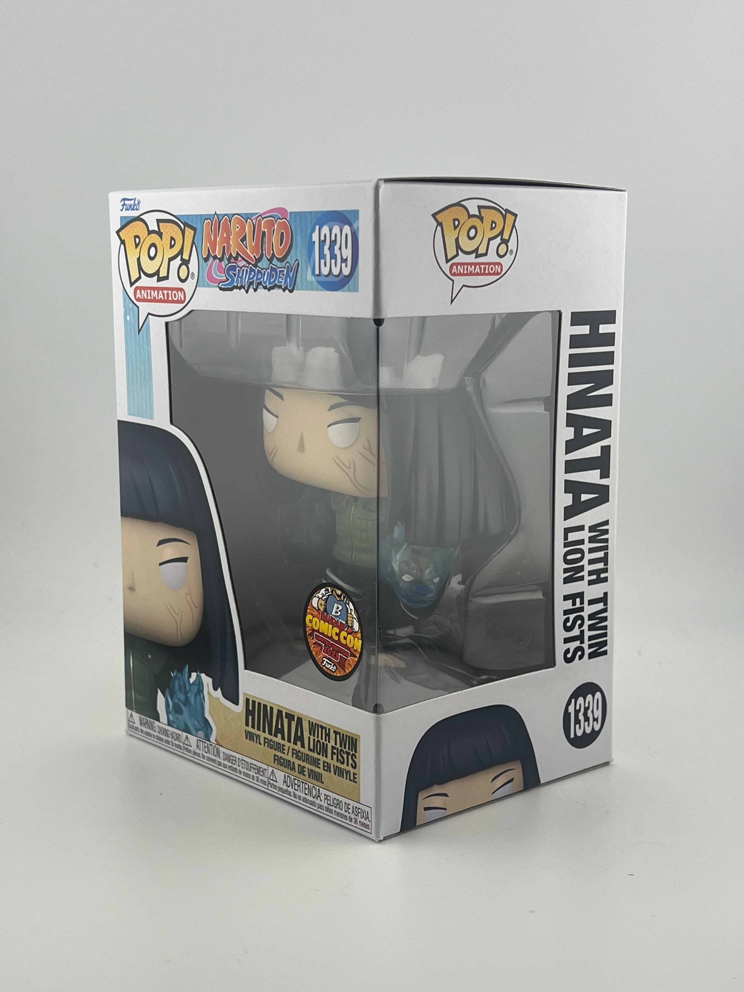 Funko Pop! HINATA WITH TWIN LION FISTS 1339 2023 BAHRAIN COMIC CON Exclusive