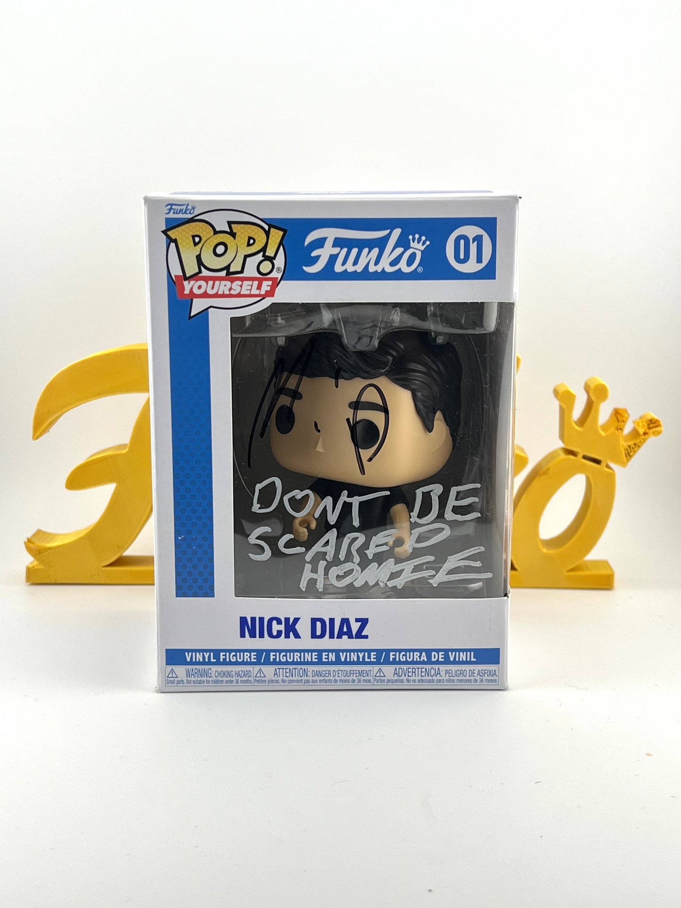 Nick Diaz Autographed Custom Funko + JSA