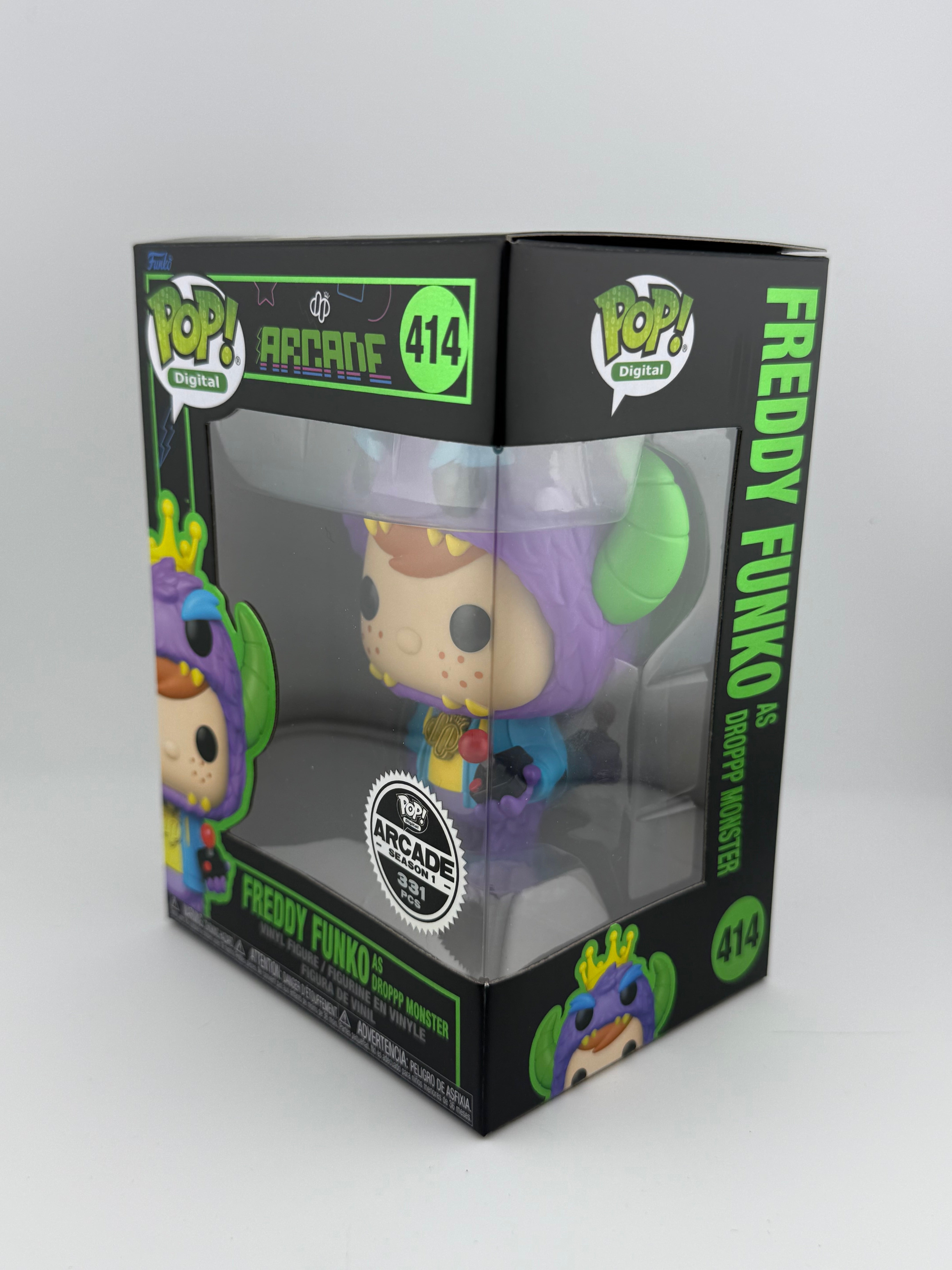 Funko POP! FREDDY FUNKO AS DROPP MONSTER 414 NFT EXCLUSIVE LE 331