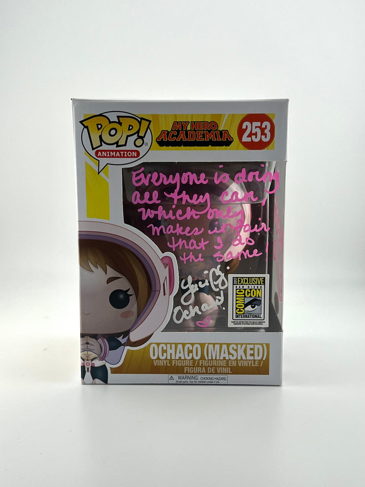 2017 Ochaco 253 Comic Con Exclusive - Signed, quoted, character name, and JSA