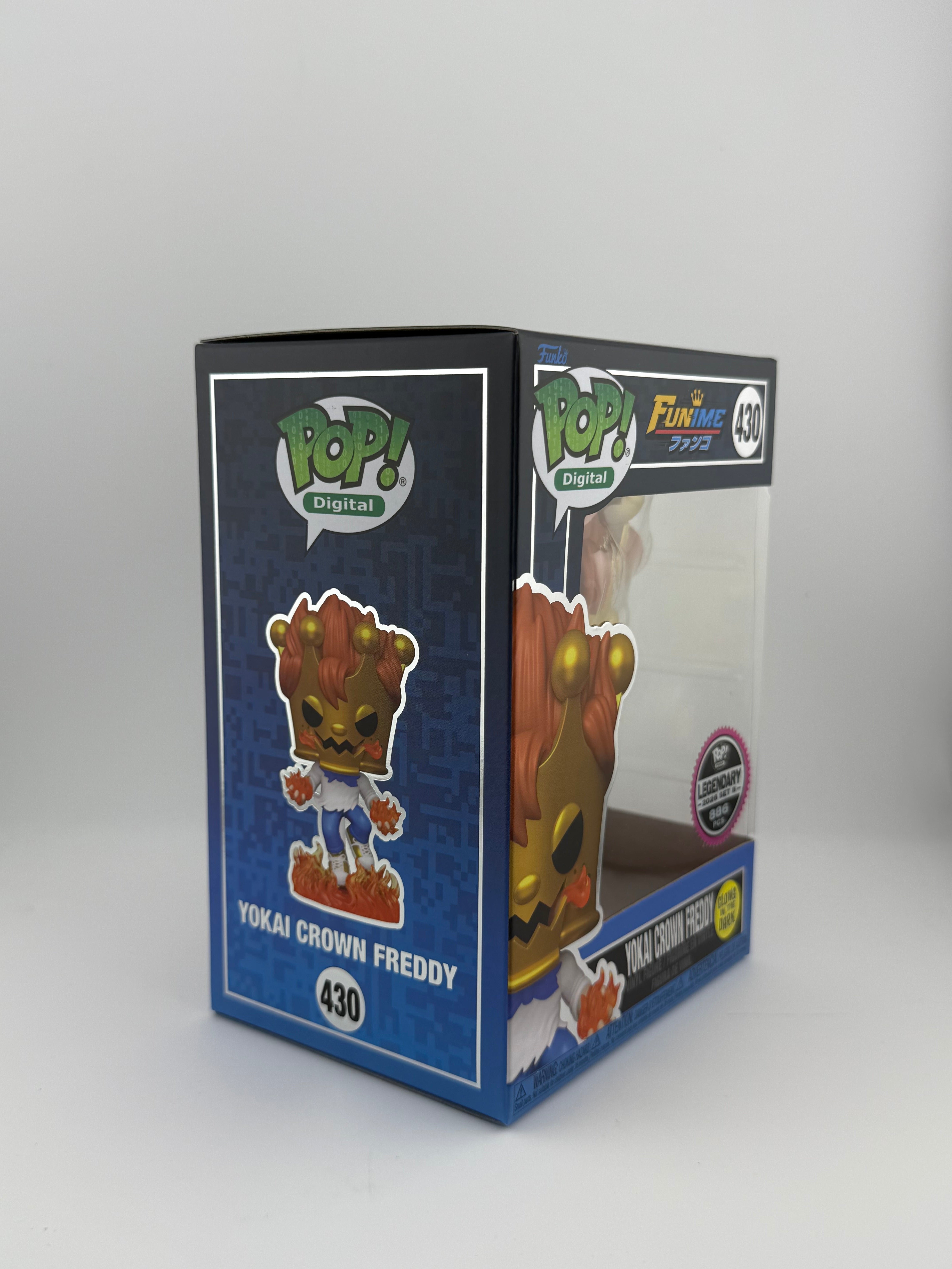 Funko POP! YOKAI CROWN FREDDY 430 GITD NFT EXCLUSIVE LE 886