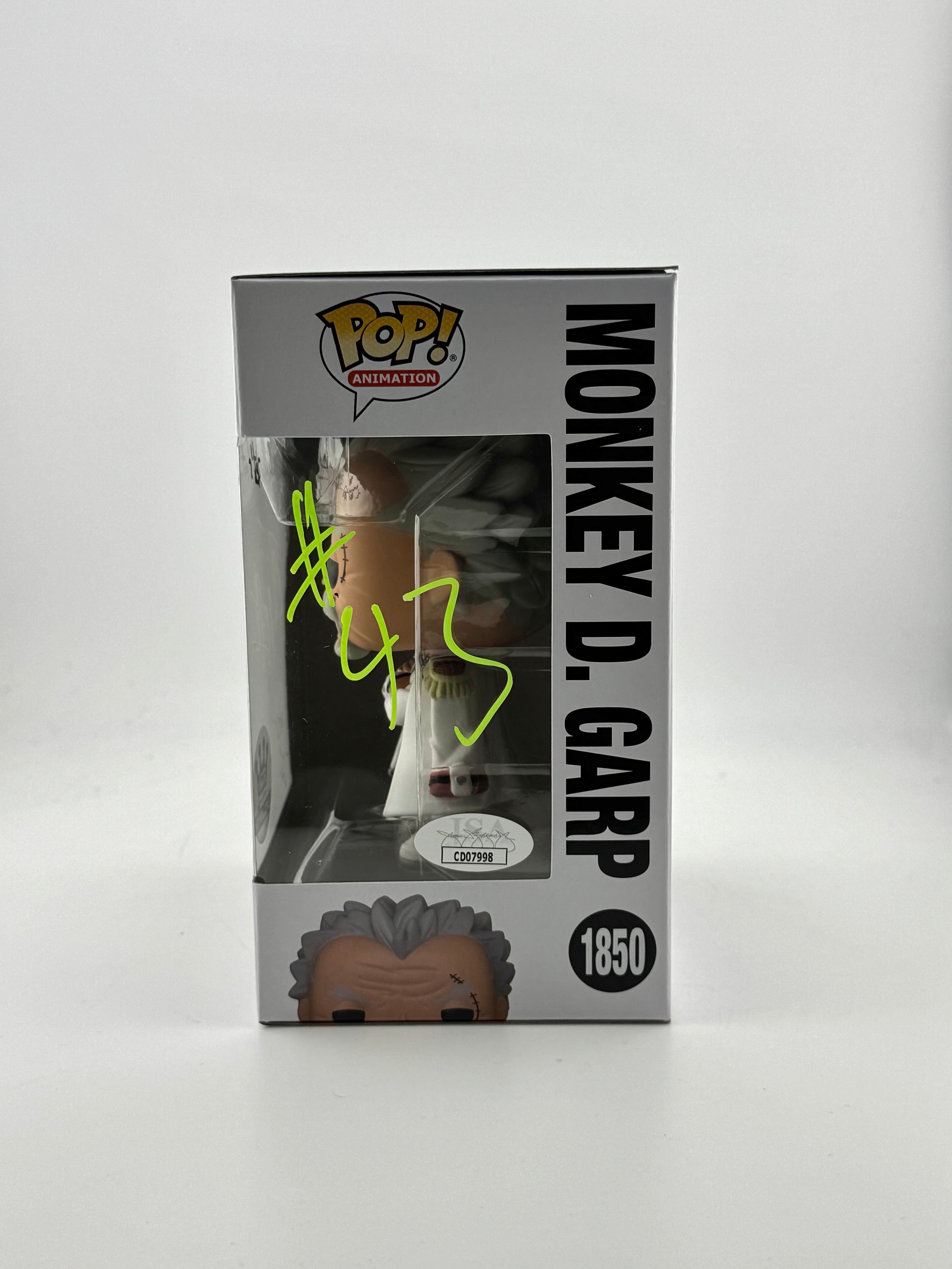 Monkey D. Garp Signed And Quoted By Brian Mathis 43/100 of first 100 Signed