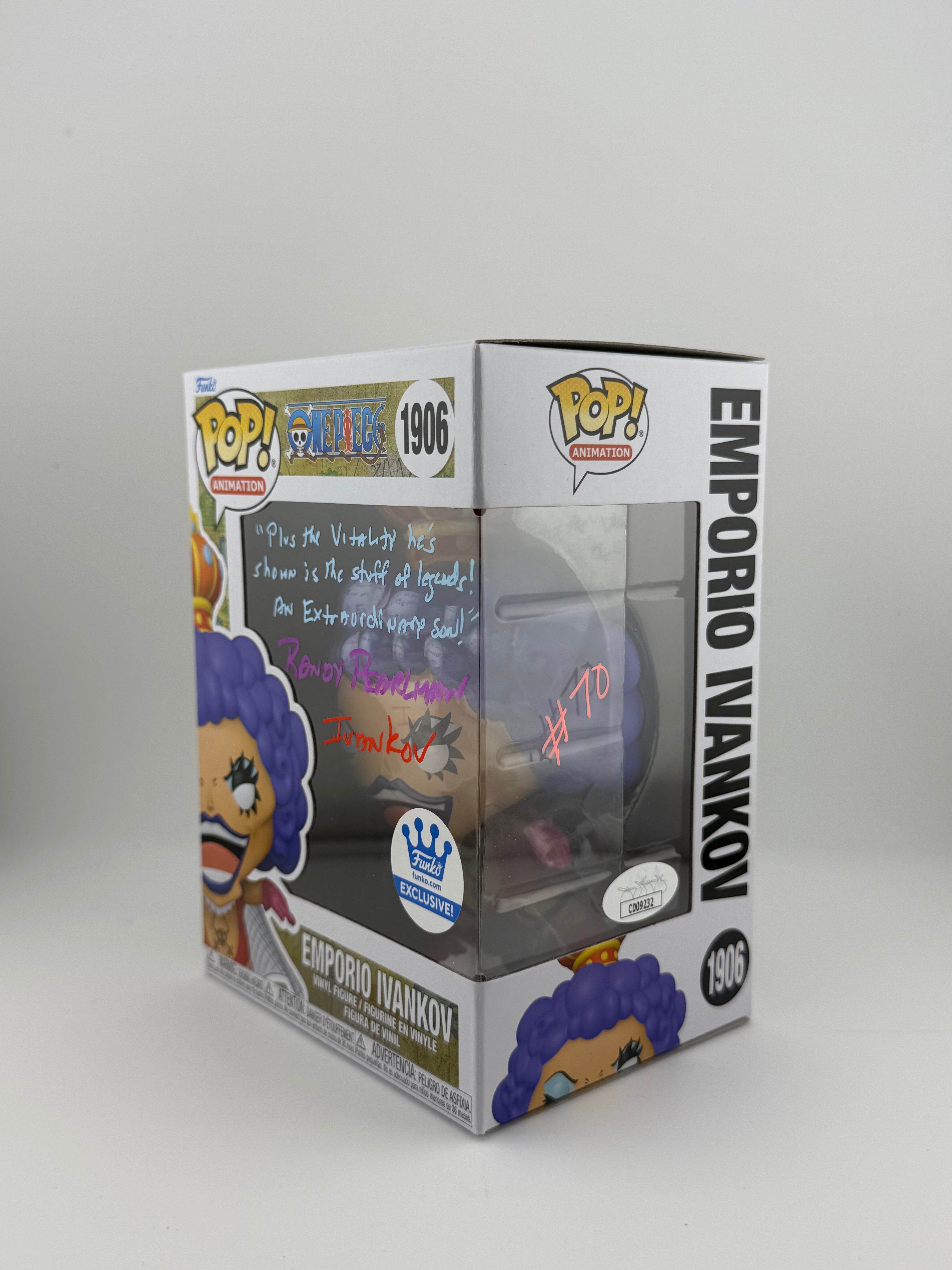 Funko POP! SIGNED EMPORIO IVANKOV 1906 FUNKO SHOP EXCLUSIVE
