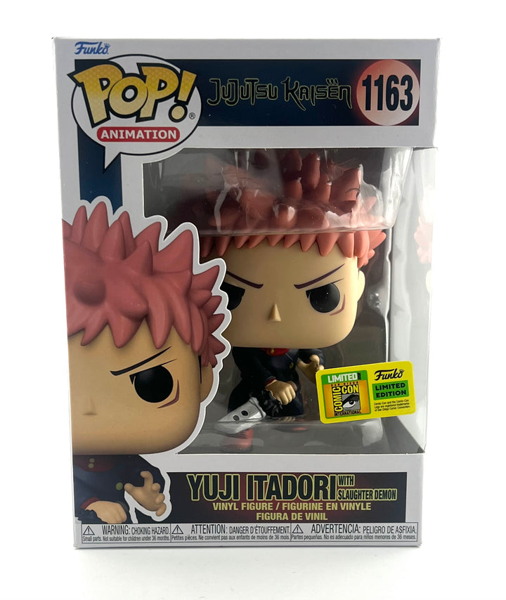 Funko Pop! Yuji Itadori with Slaughter Demon 1163 SDCC EXCLUSIVE