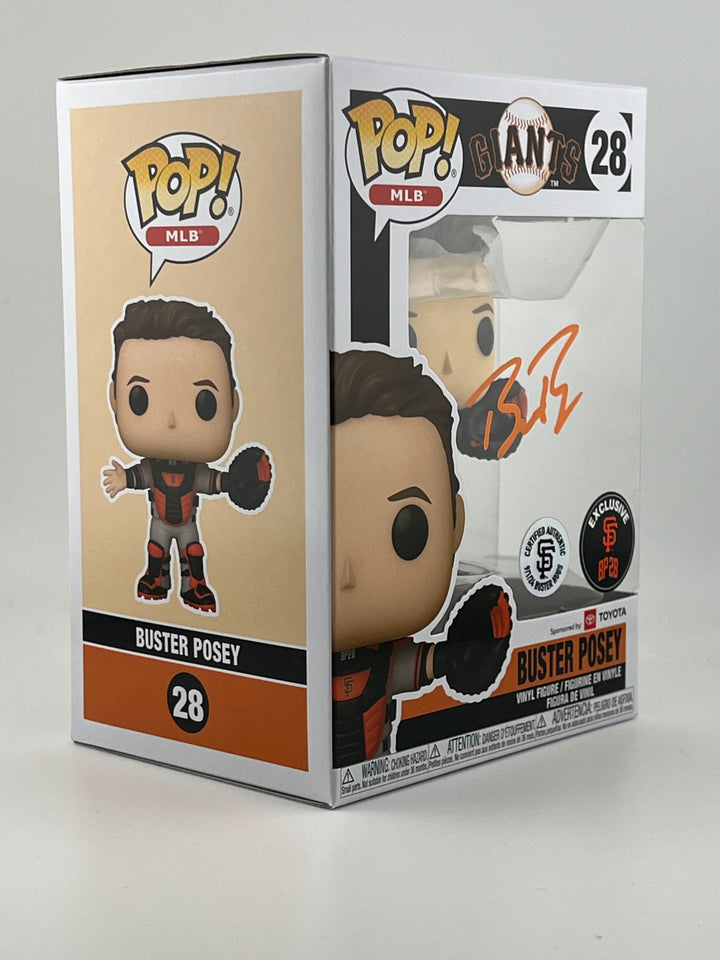 Funko Pop! Buster Posey 28 Autographed by Buster Posey SF GIANTS Authenticated