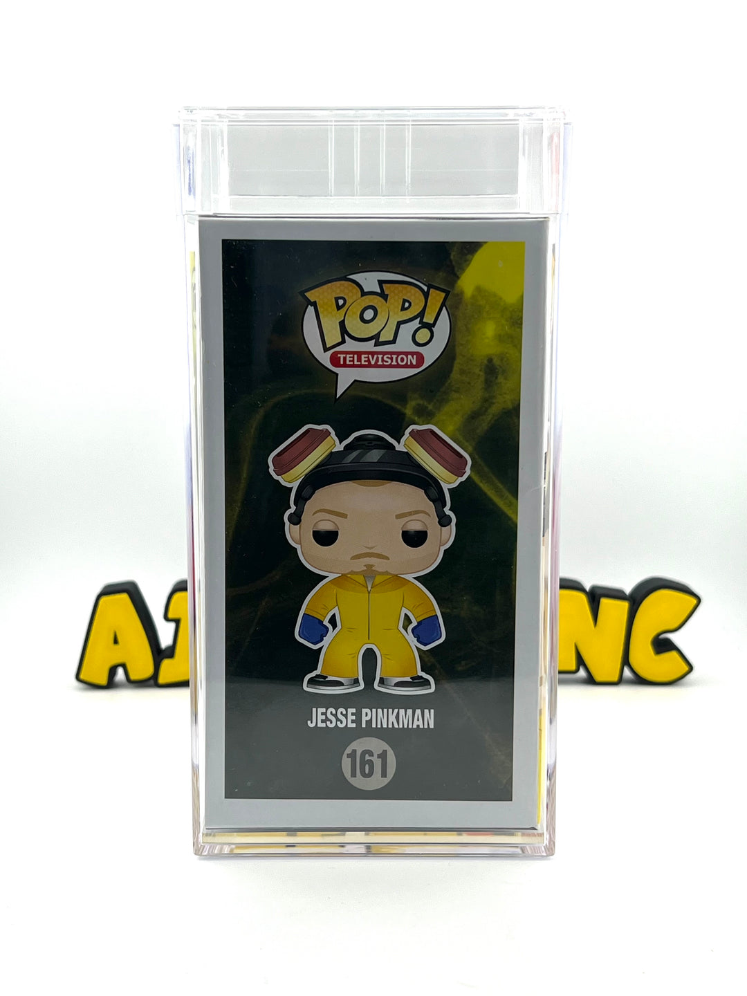 Funko Pop! Breaking Bad: Jesse Pinkman 161 GITD (Hot Topic Exclusive) Graded PSA 8.5