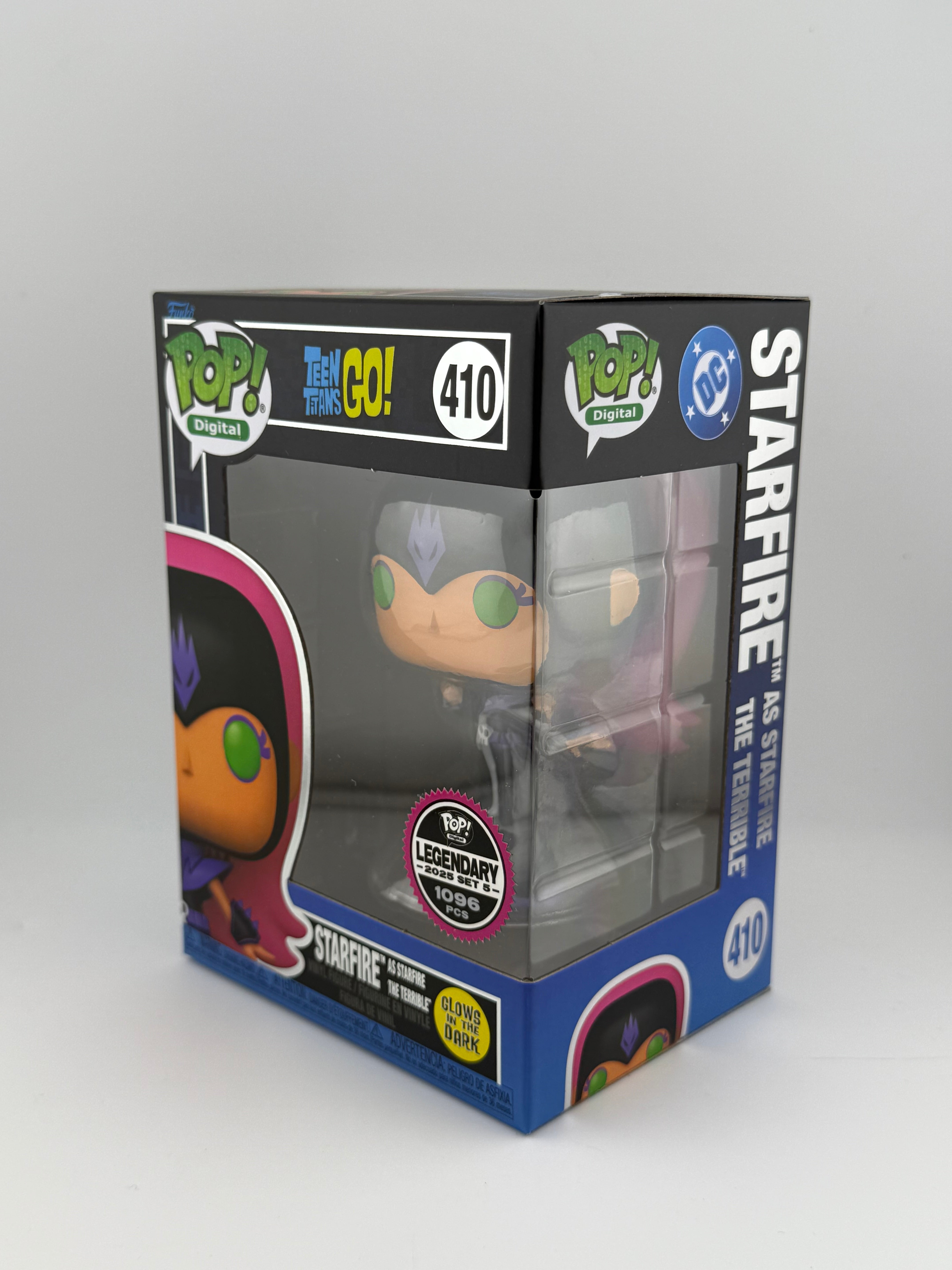Funko POP! STARFIRE AS STARFIRE THE TERRIBLE 410 GITD NFT EXCLUSIVE LE 1096
