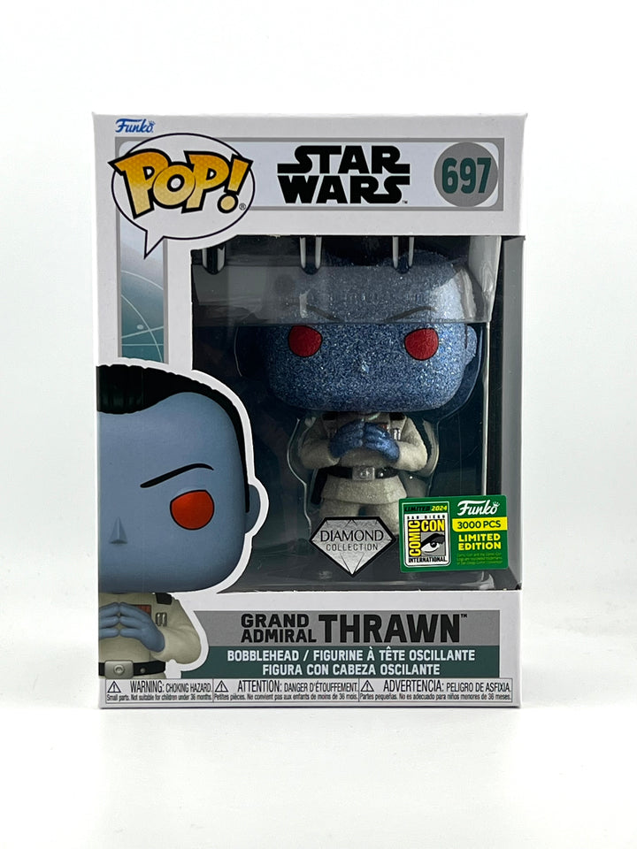 Funko Pop! Grand Admiral Thrawn 696 Diamond Sdcc le3000