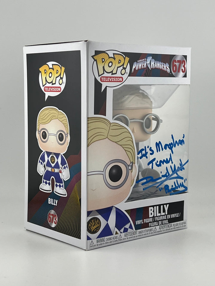 Funko Pop! Billy 673 Autographed by David Yost JSA Authenticstrd