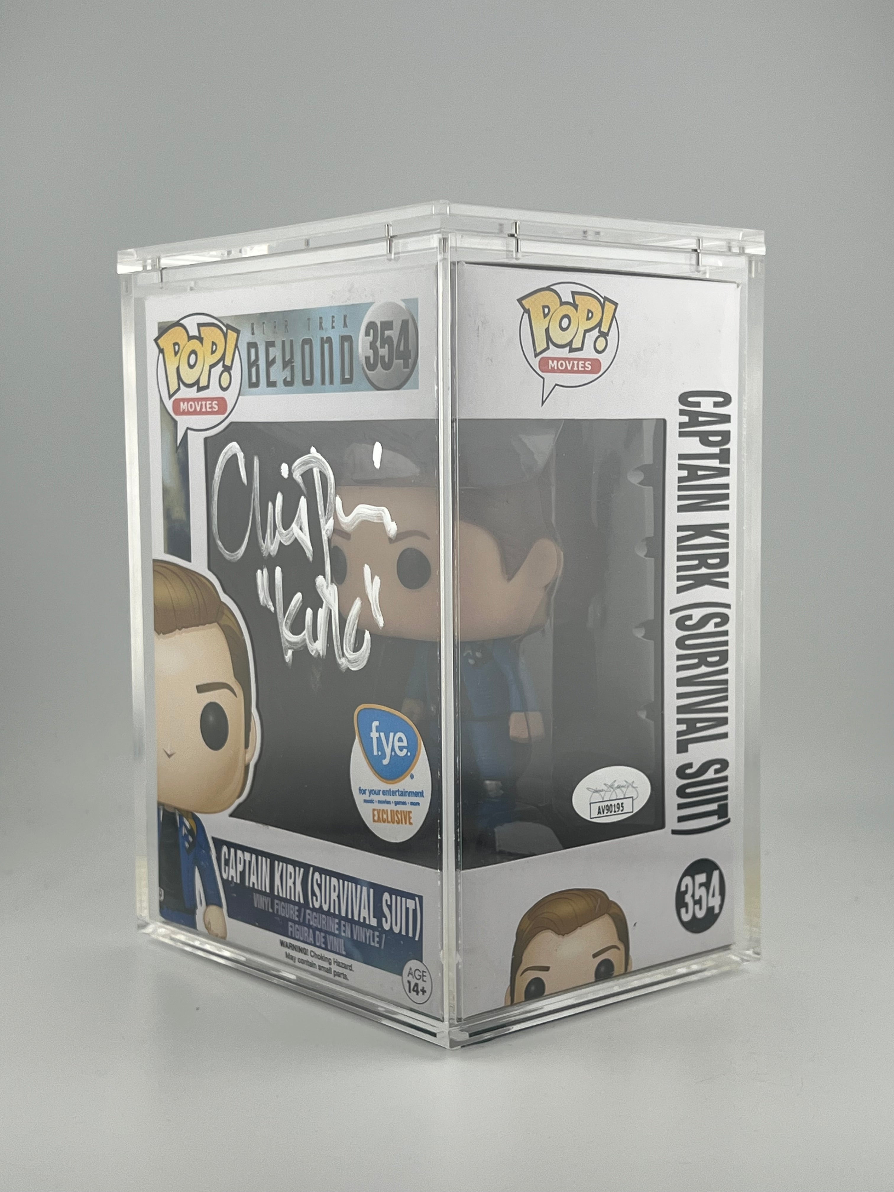 Funko Pop! CAPTAIN KIRK (SURVIVAL SUIT) 354 FYE EXCLUSIVE AUTO