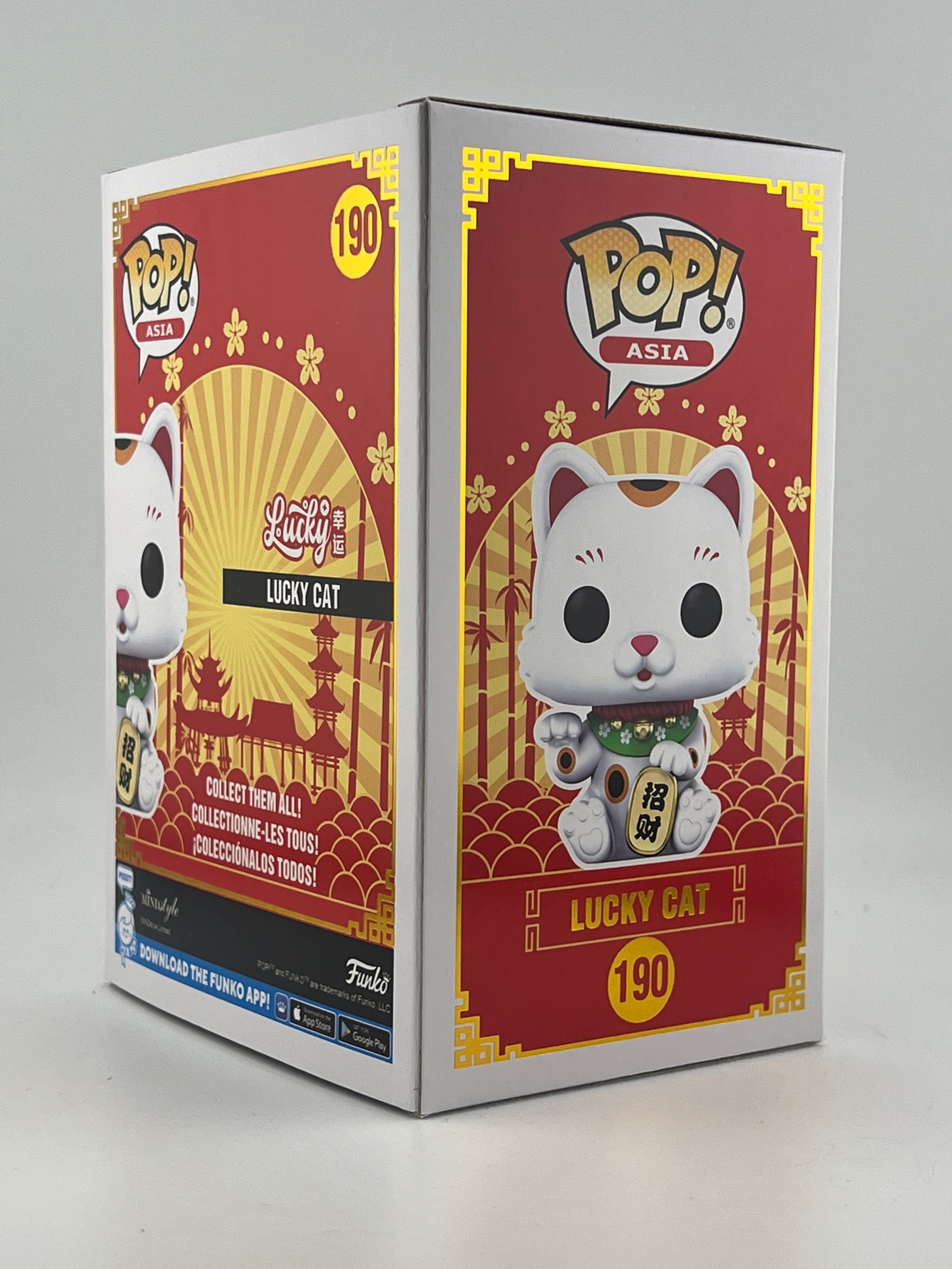Funko Pop - LUCKY CAT 190 FLOCKED 2023 SDCC