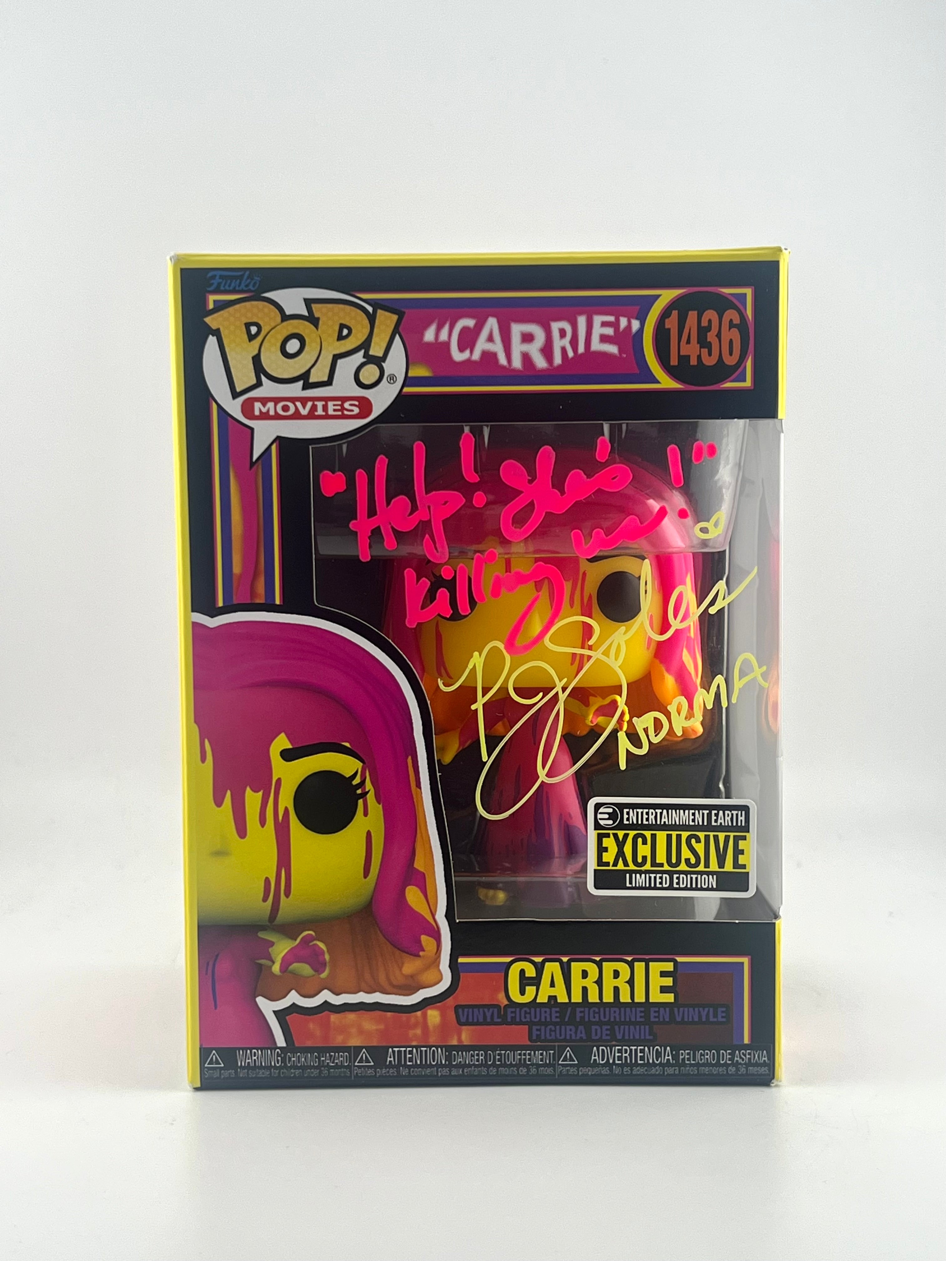 Funko Pop! CARRIE 1436 EE EXCLUSIVE AUTO