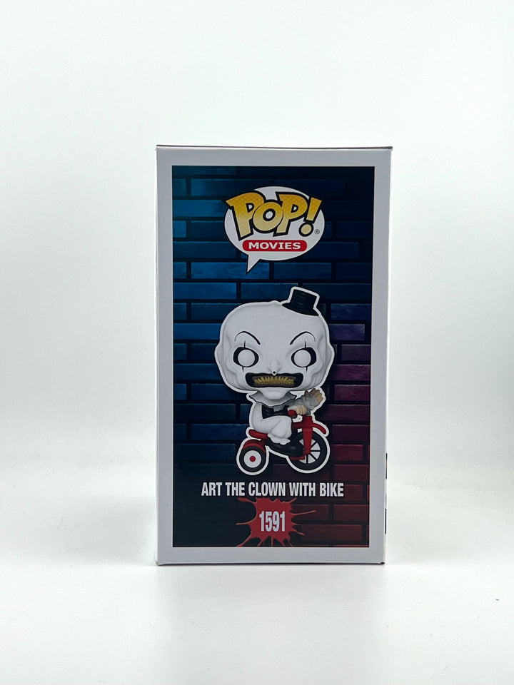 Funko Pop! Art the clown with bike 1591 Autographed by David Howard Thornton JSA authenticated