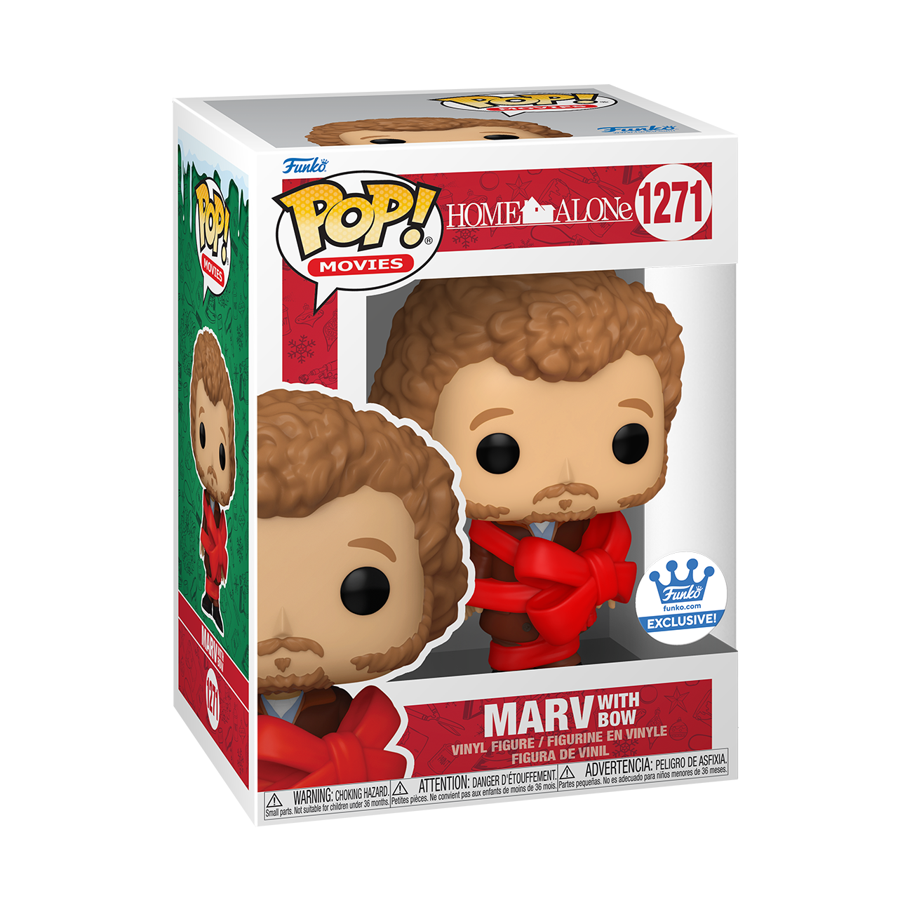 Home Alone - 3 Funko Pop Christmas Bundle (Kevin, Harry, and Marv)