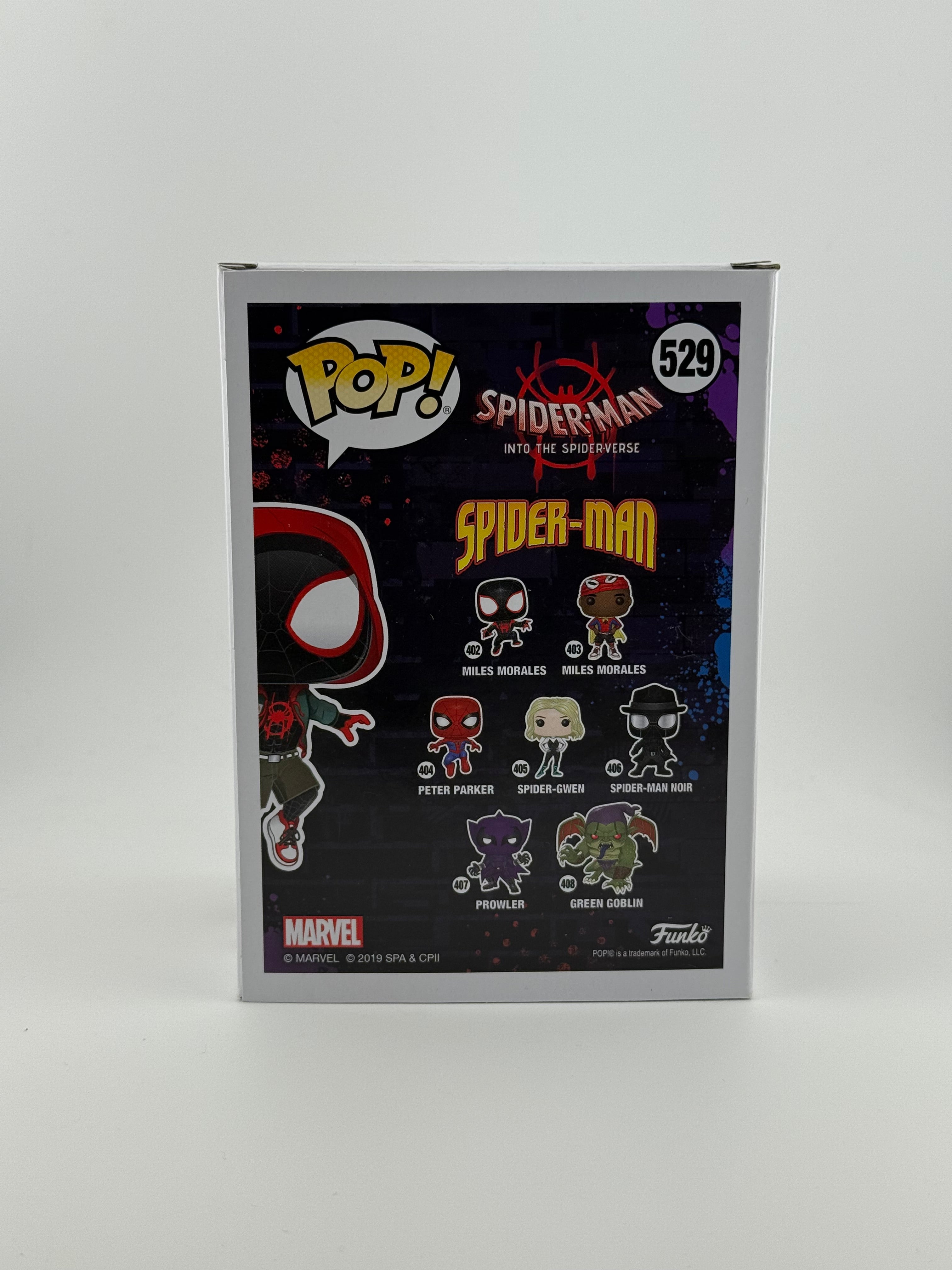 Funko Pop! Miles Morales 529 signed/autograph by Shameik Moore JSA AUthenticated