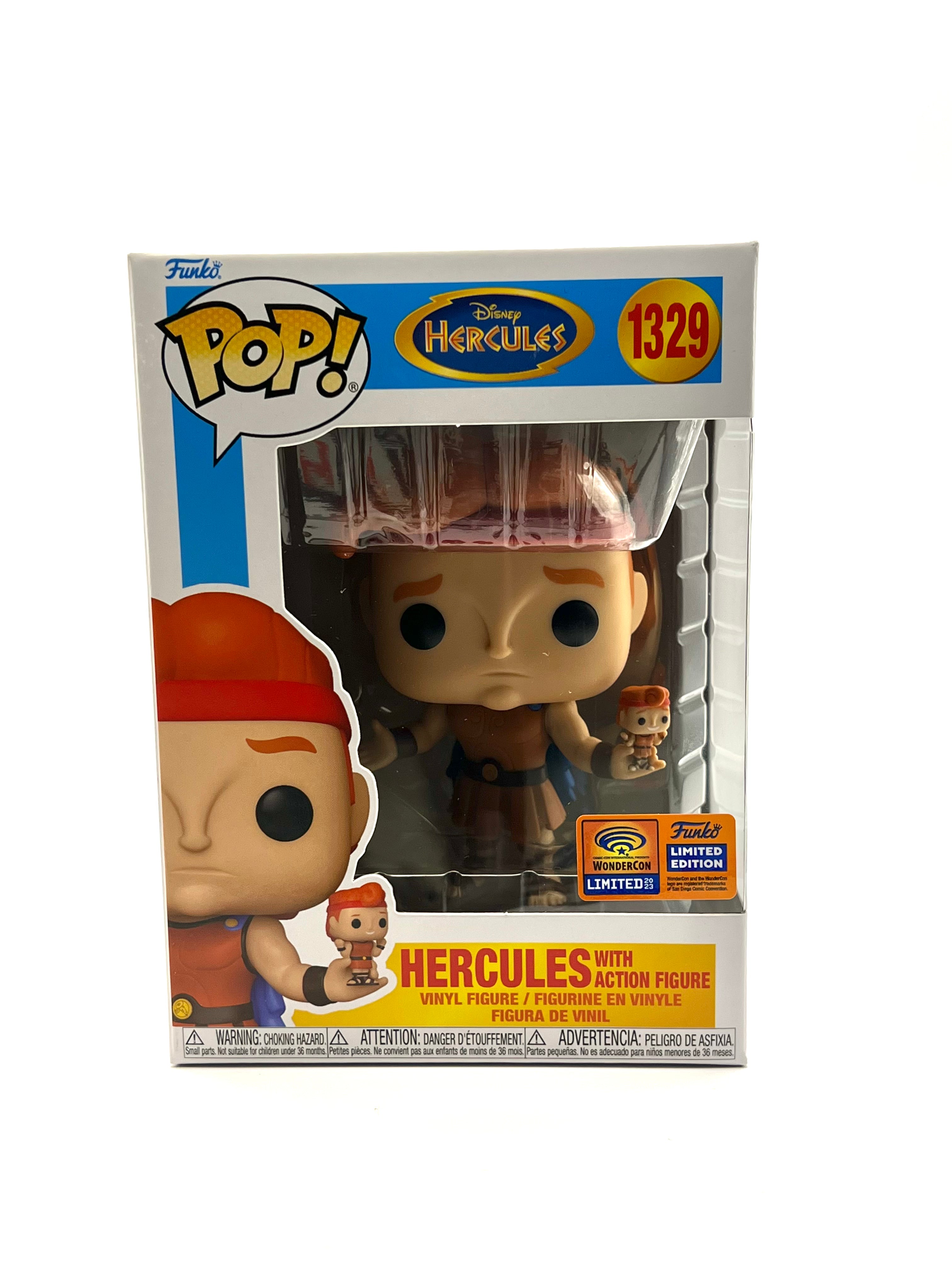 Funko Pop! Hercules (With Action Figure) 1329 - Wondercon Con Exclusiv ...