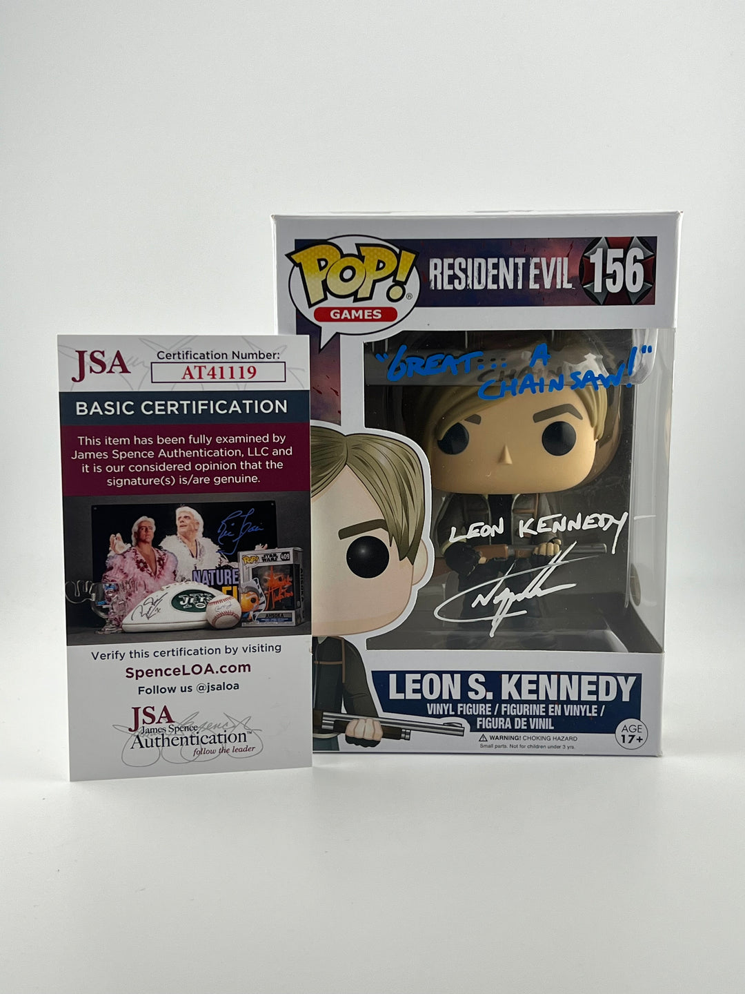 Leon S. Kennedy 156 - Resident Evil - Signed by Nicholas Apostolides