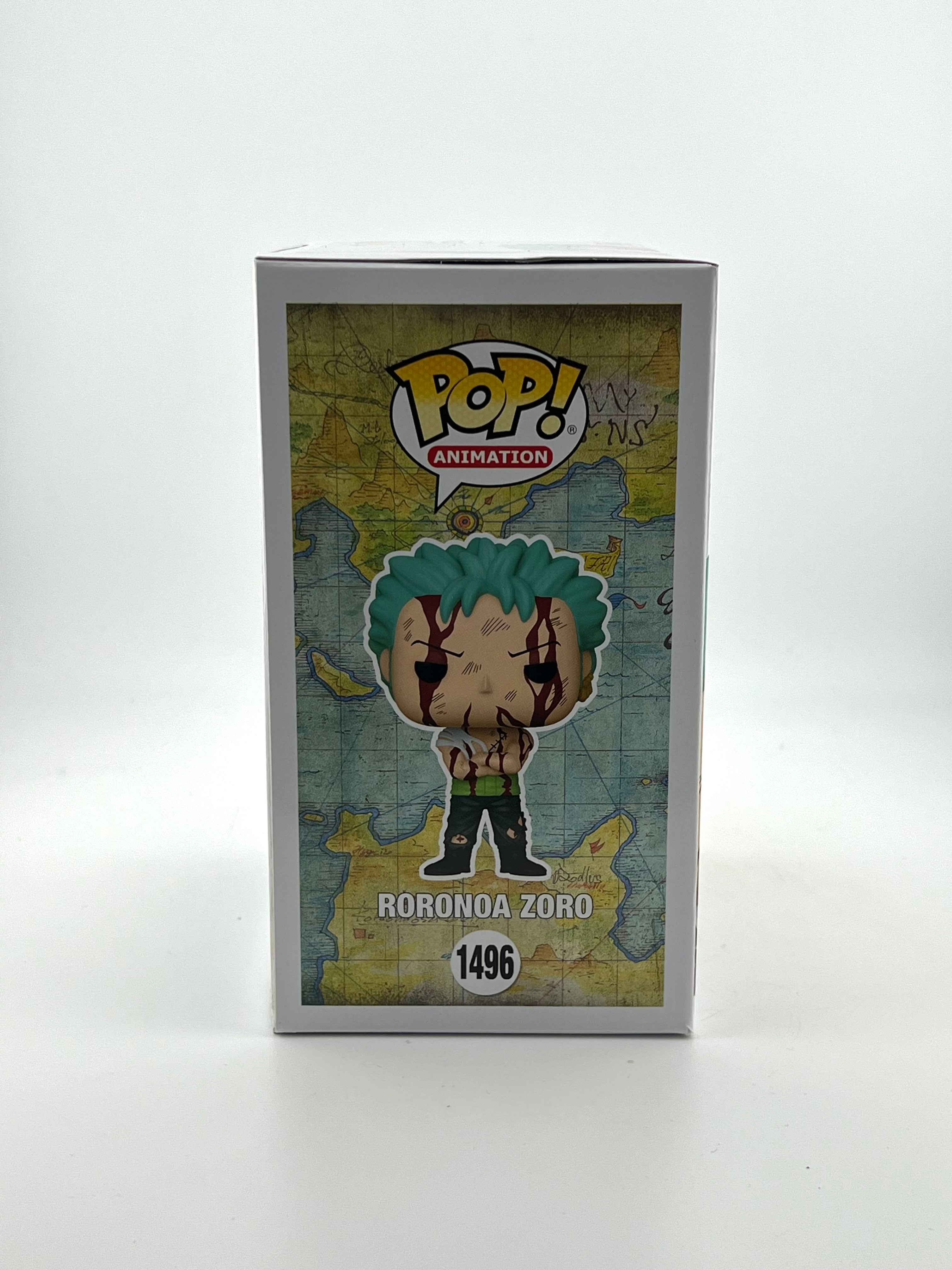 Signed (Christopher Sabat) - RORONOA ZORO 1496 HOT TOPIC + JSA Authentication
