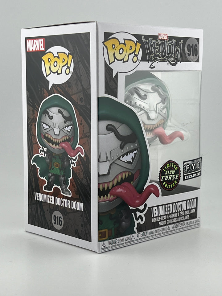 Funko Pop! Venomized Doctor Doom 916 GITD Chase FYE Exclusive