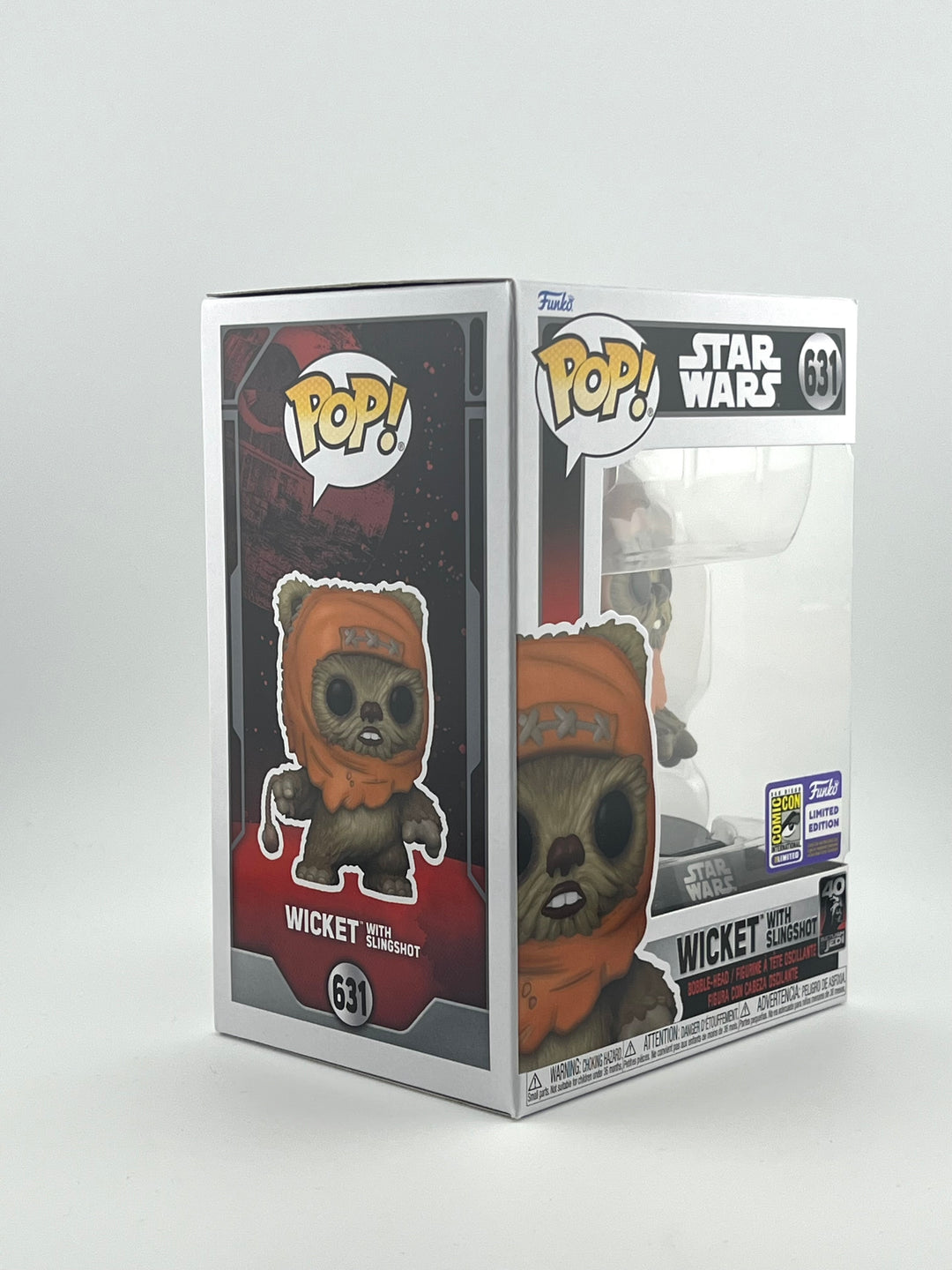 Funko pop! Star Wars: wicket with slingshot 631 (SDCC)