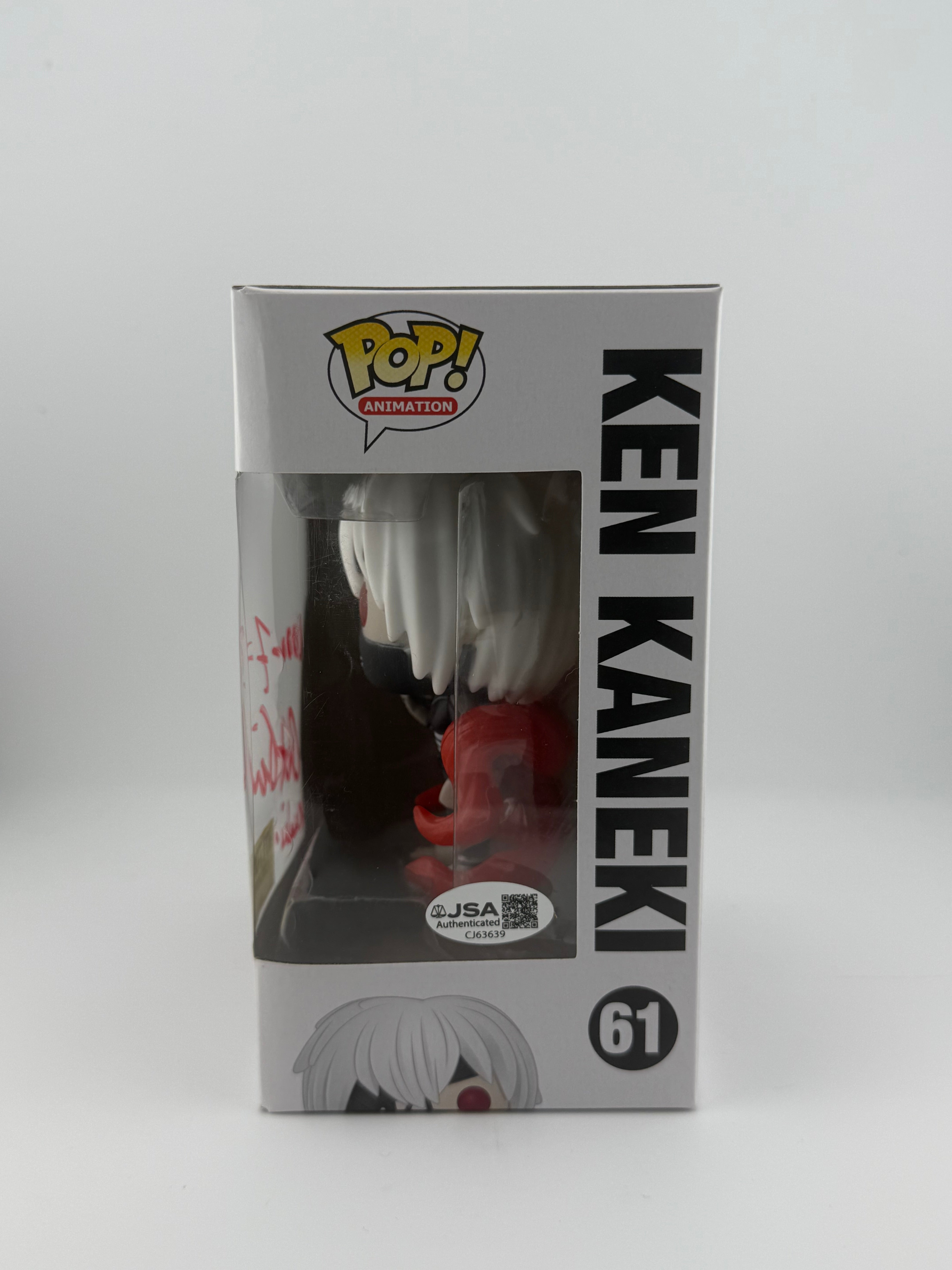 Funko POP! SIGNED KEN KANEKI 61 HOT TOPIC EXCLUSIVE (AUSTIN TINDLE) + JSA