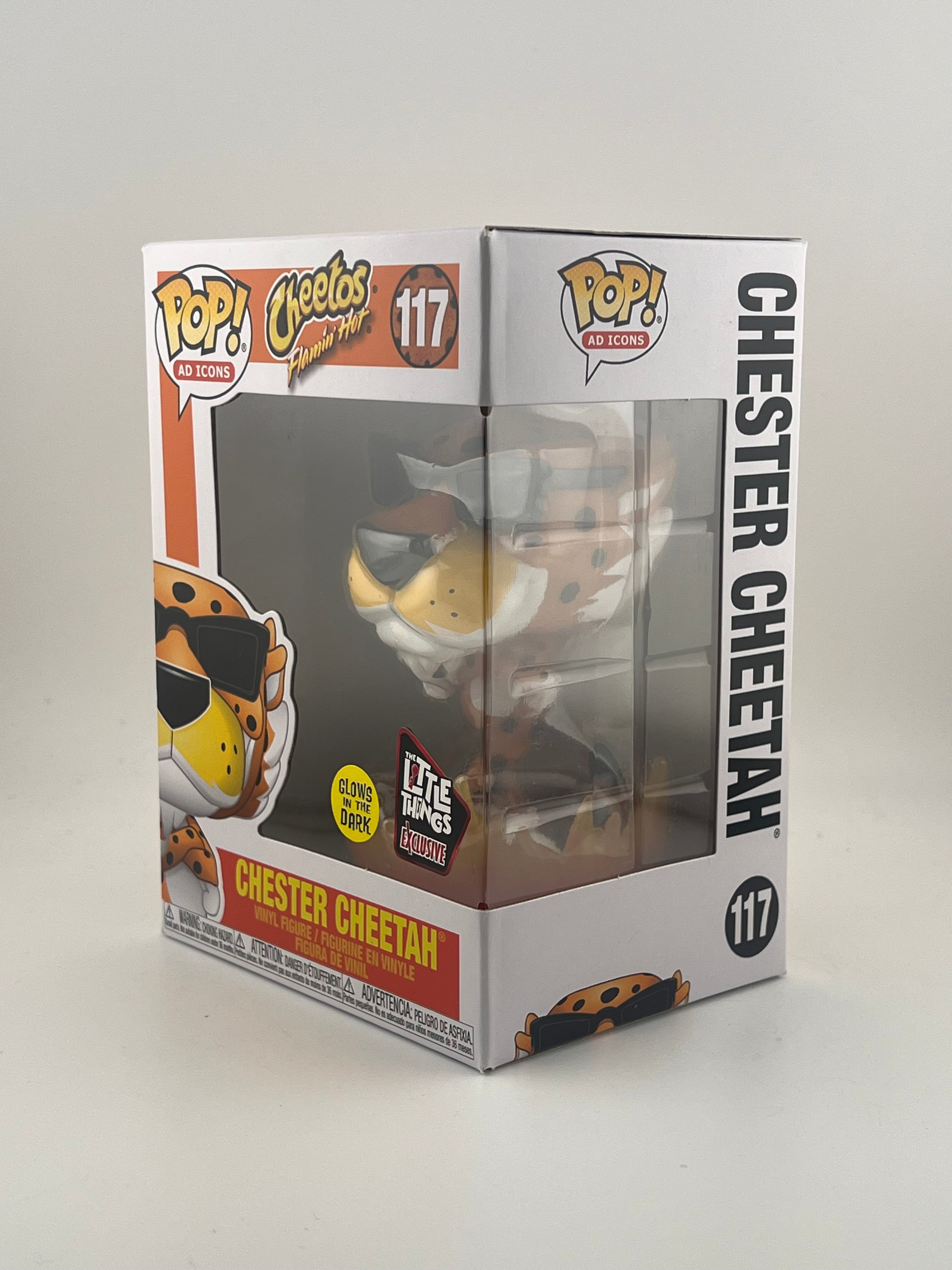 Funko Pop! CHESTER CHEETAH 117 GITD LITTLE THINGS EXCLUSIVE