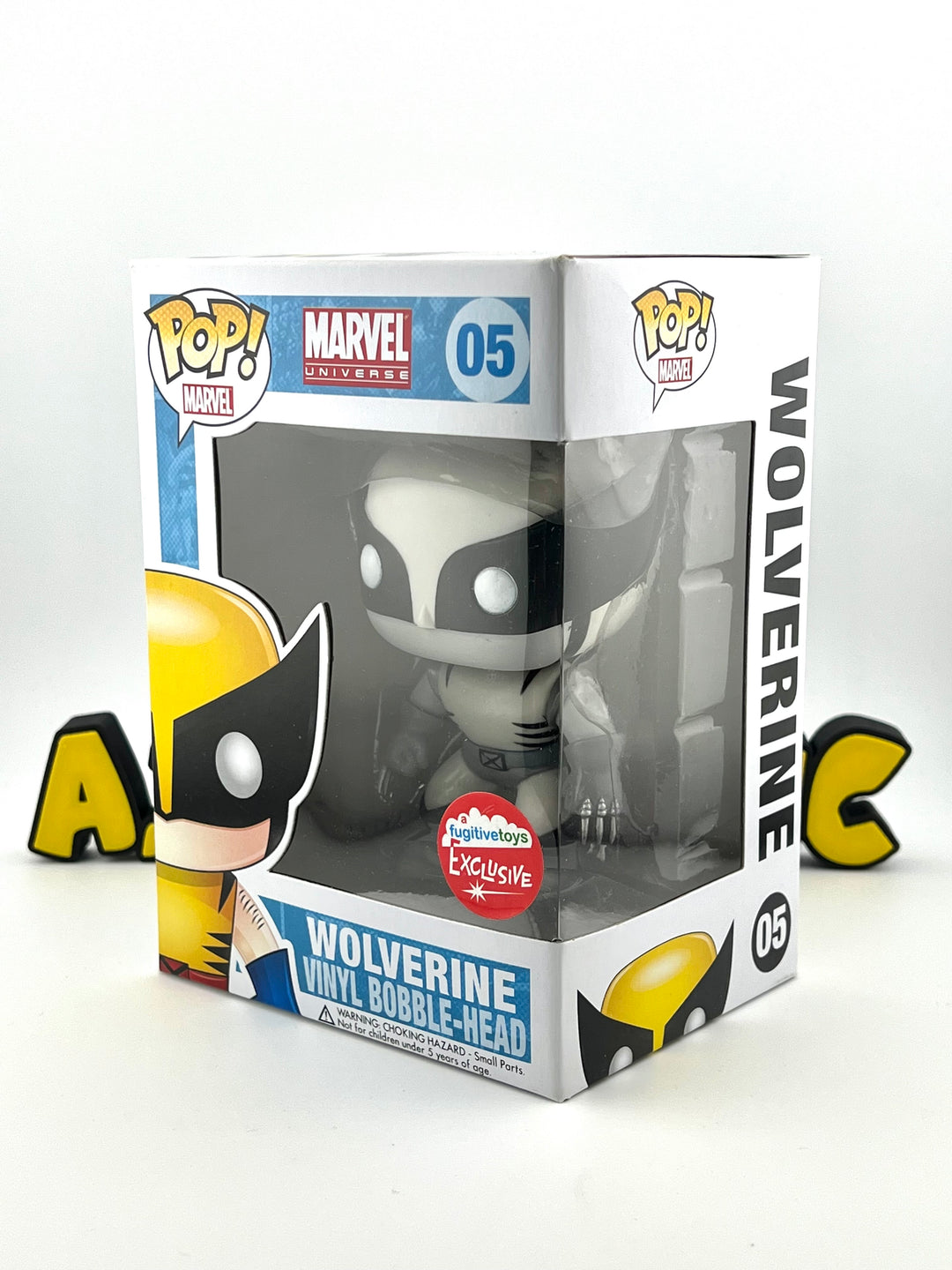 Funko Pop! Wolverine 05 (Black & White) - Fugitive Toys Exclusive - X-Men