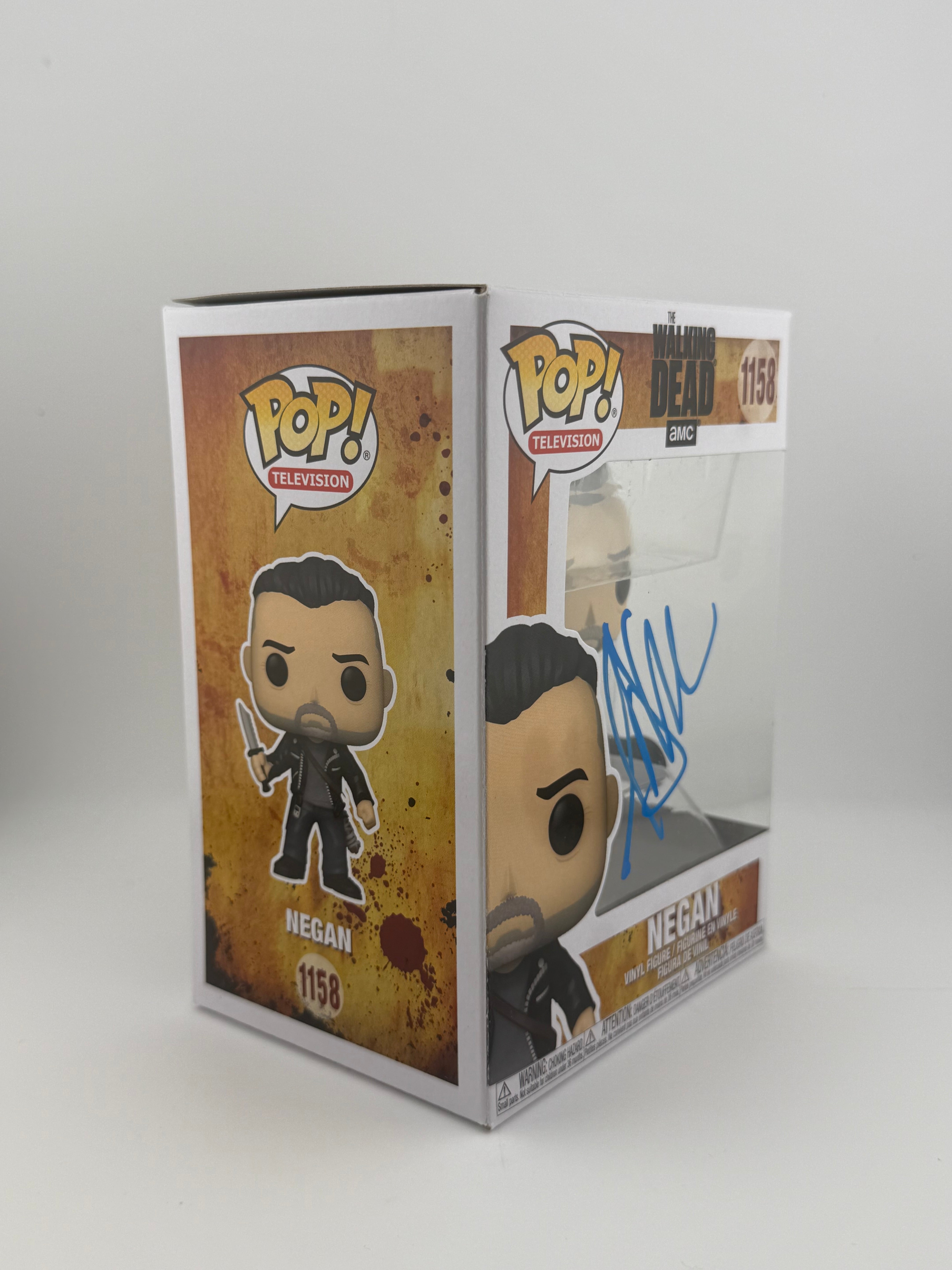 Funko POP! SIGNED NEGAN 1158 (JEFFREY DEAN MORGAN) + BECKETT