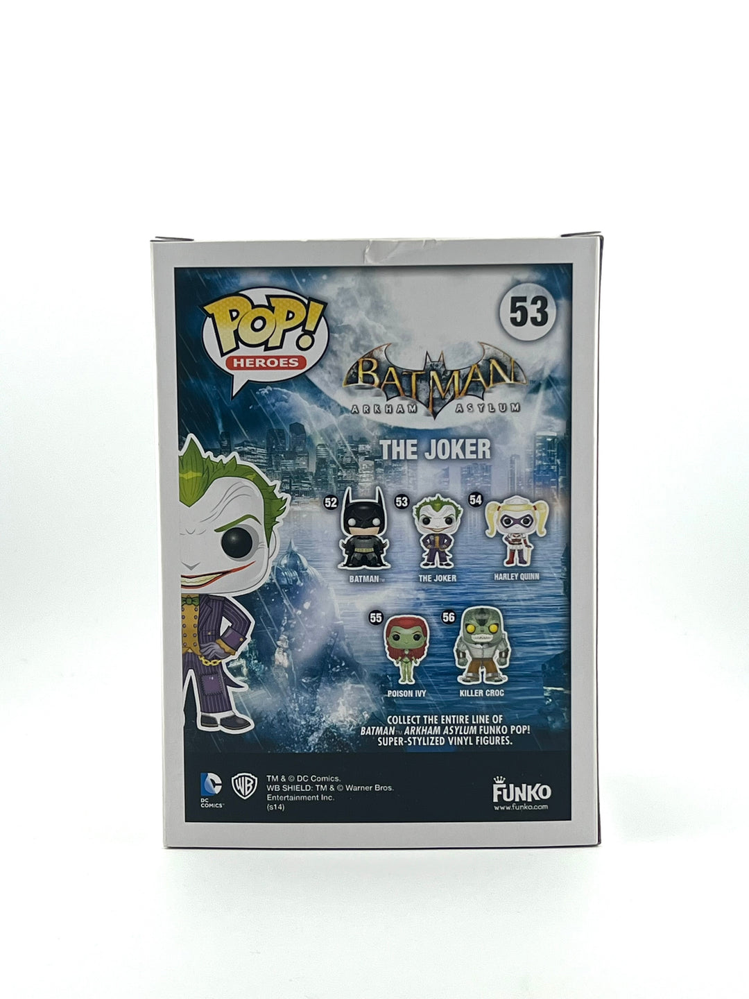 *DMG* Funko pop! Arkham Asylum: The joker 53 (HotTopic Pre-Release)