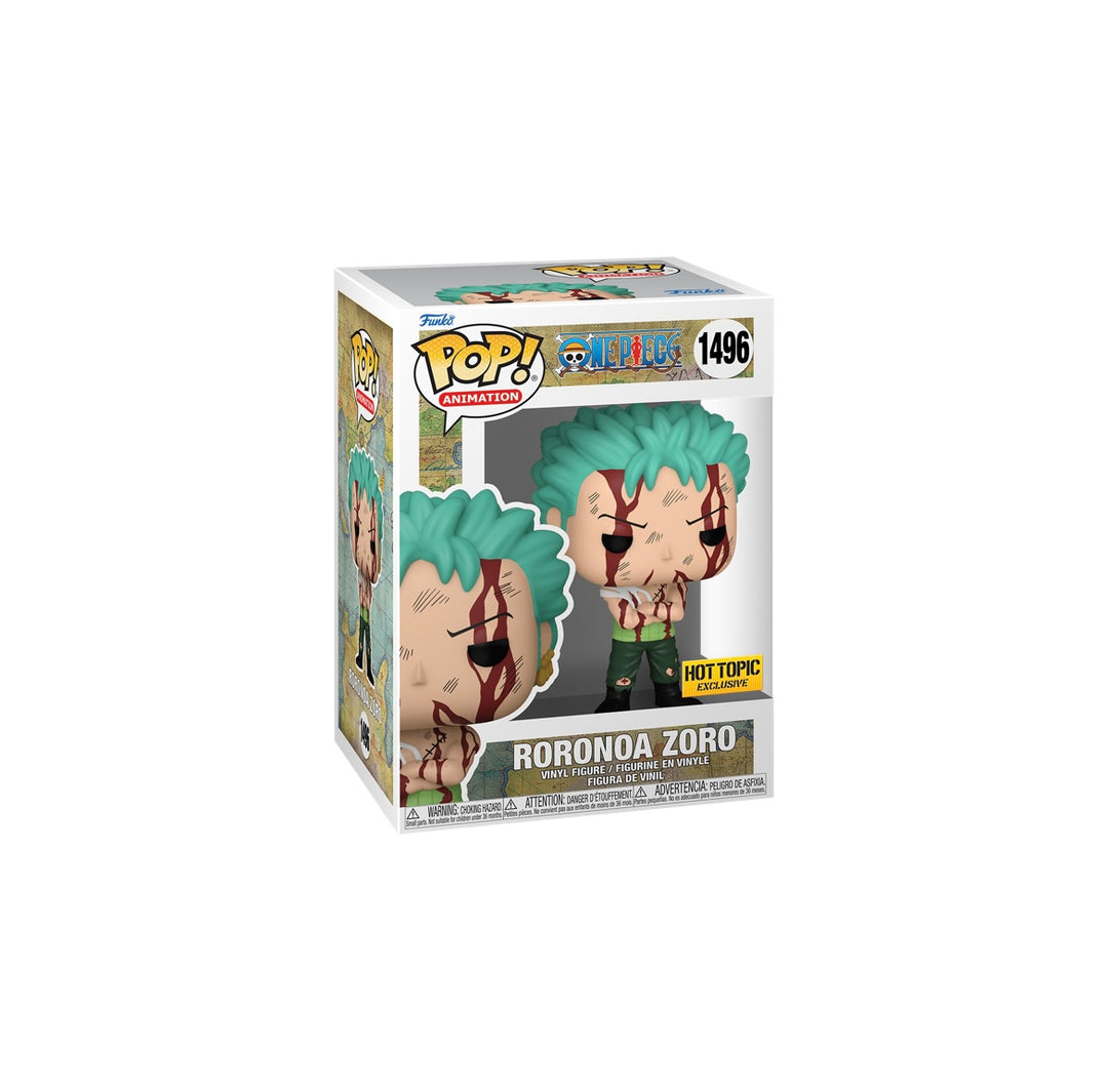 Funko Pop! Error Black Light Zoro 1496 - Hot Topic Exclusive - One Piece