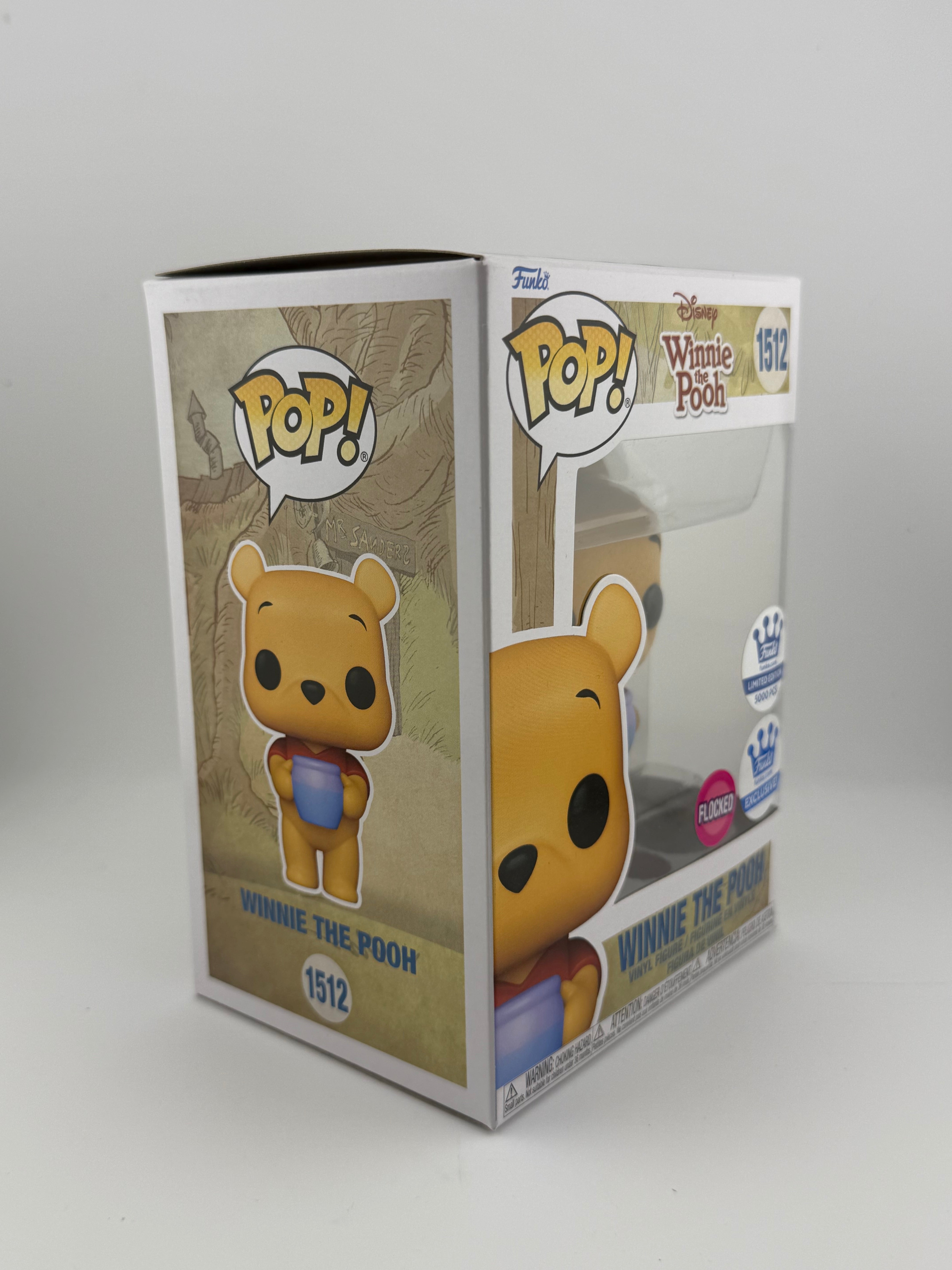 Funko POP! WINNIE THE POOH 1512 FLOCKED FUNKO SHOP EXCLUSIVE LE 5000