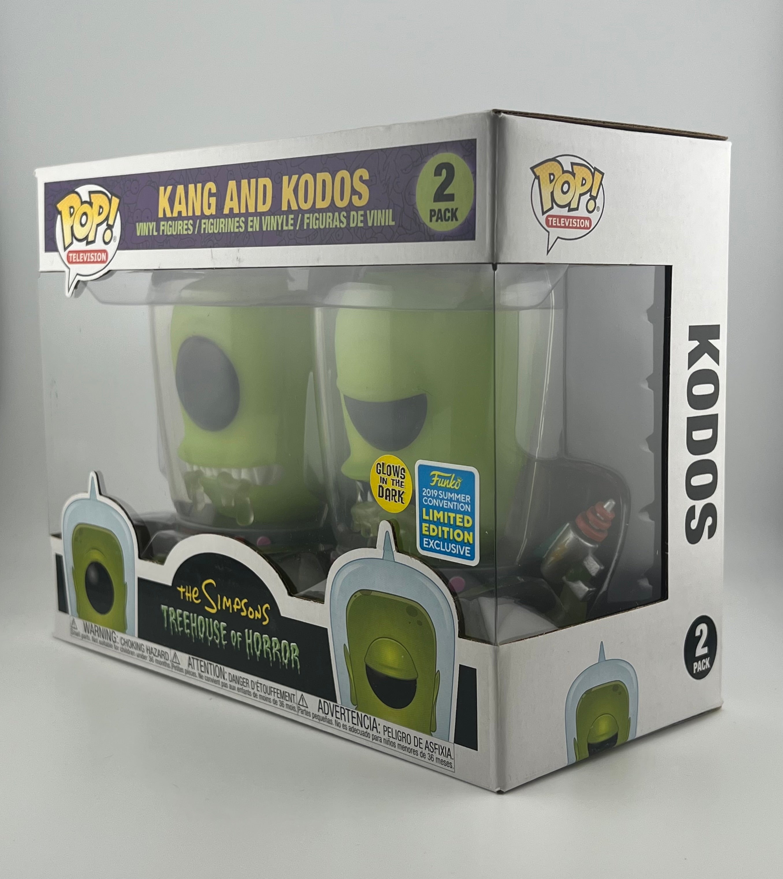 Funko Pop - KANG AND KODOS 2 GITD 2019 SUMMER CONVENTION