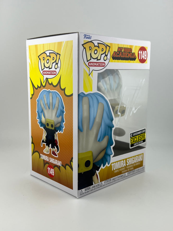 Funko Pop! Tomura shigaraki 1149 1149 EE EXCLUSIVE AUTOGRAPHED By Eric vale jsa authenticated