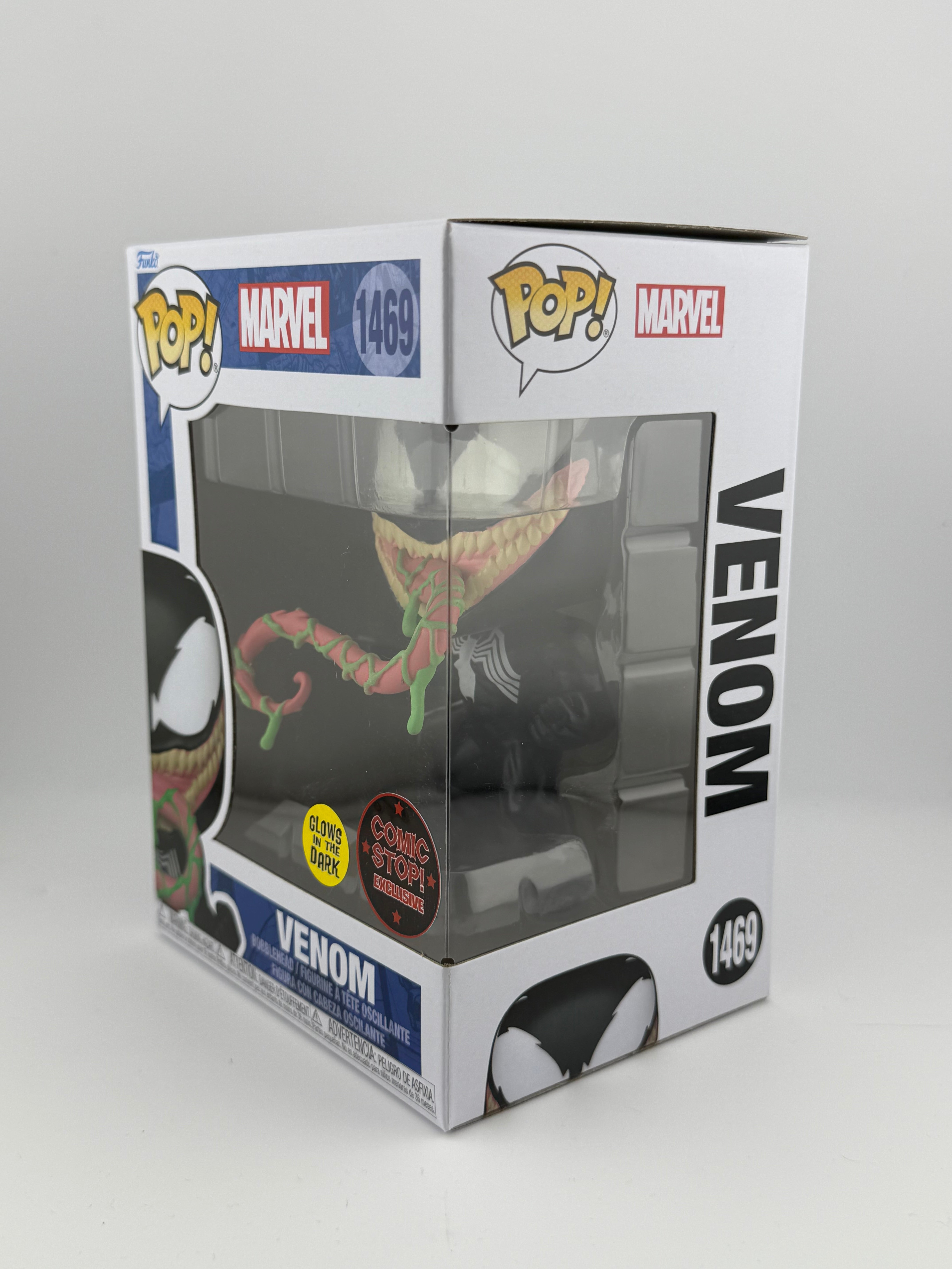 Funko POP! VENOM 1469 GITD COMIC STOP EXCLUSIVE