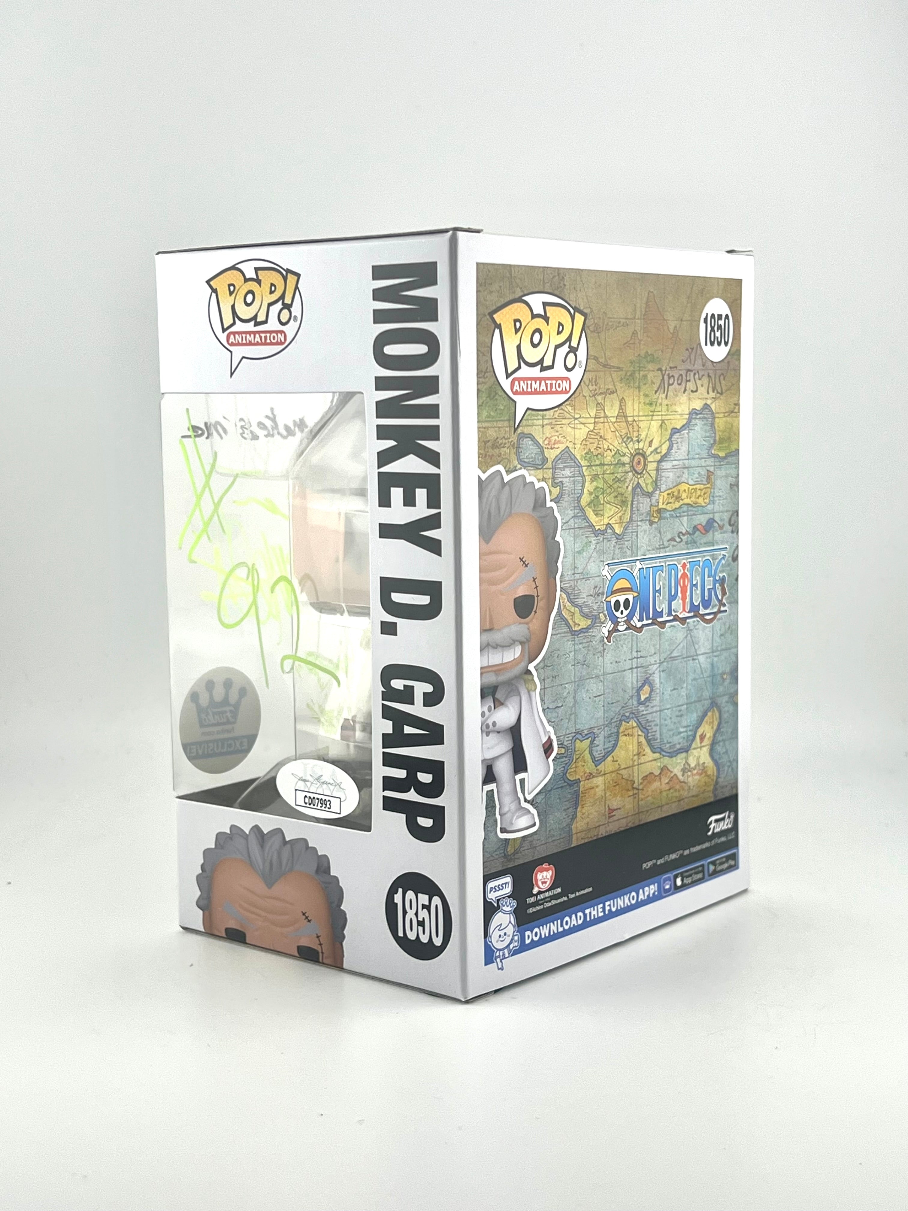 Funko Pop! MONKEY D. GARP 1850 FUNKO.COM EXCLUSIVE AUTO