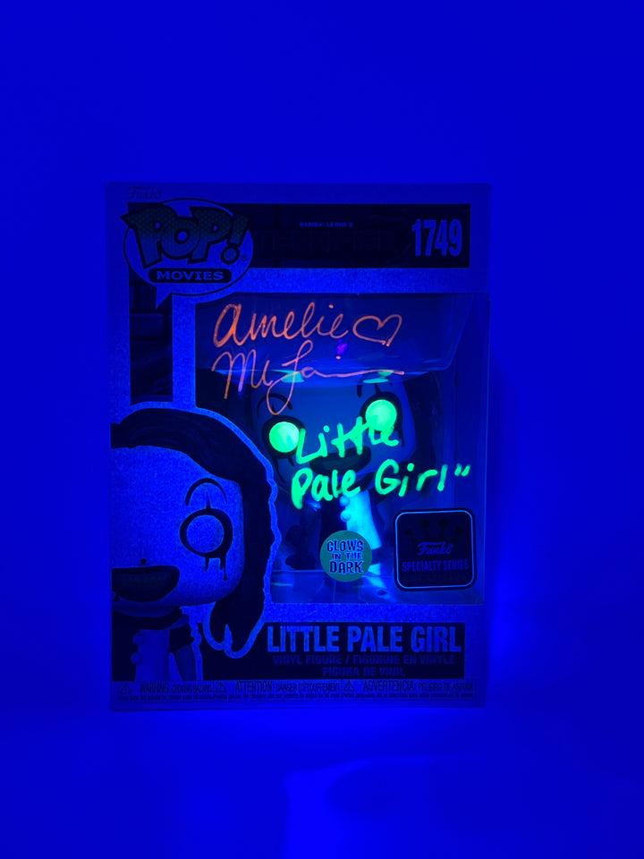 Funko Pop! Little Pale Girl 1749 Autograph By Amelie McLain JSA Authenticated