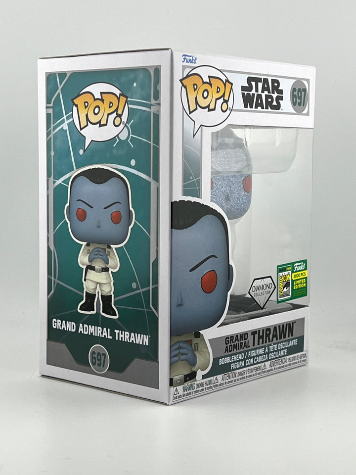 Funko Pop! Grand Admiral Thrawn 696 Diamond Sdcc le3000