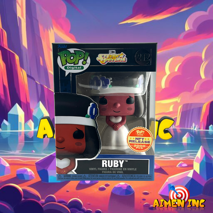 Funko Pop! Ruby 212 (2000 Pieces) NFT Release - Steven Universe