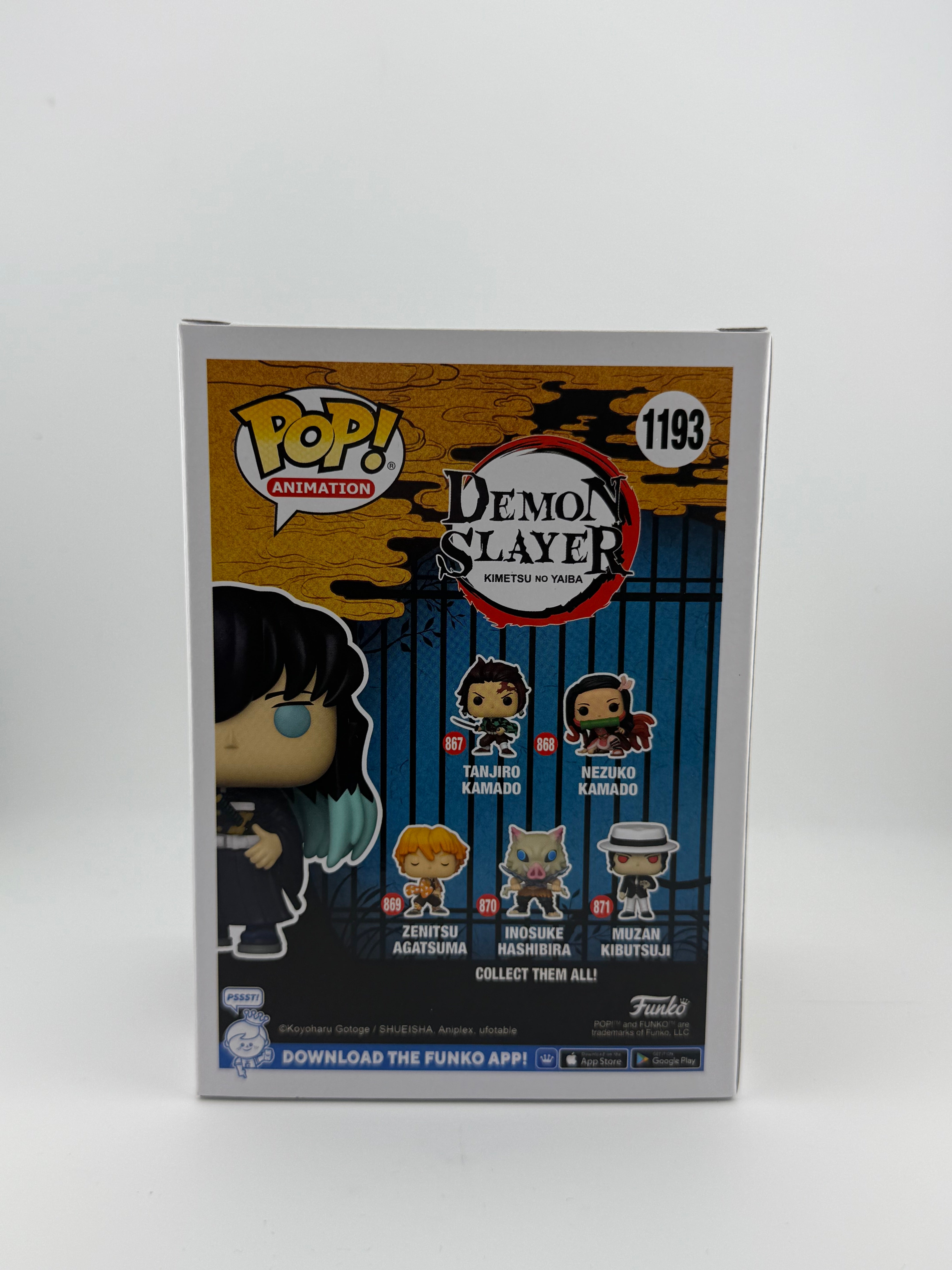 Funko POP! SIGNED MUICHIRO TOKITO 1193 FUNKON 2022 EXCLUSIVE